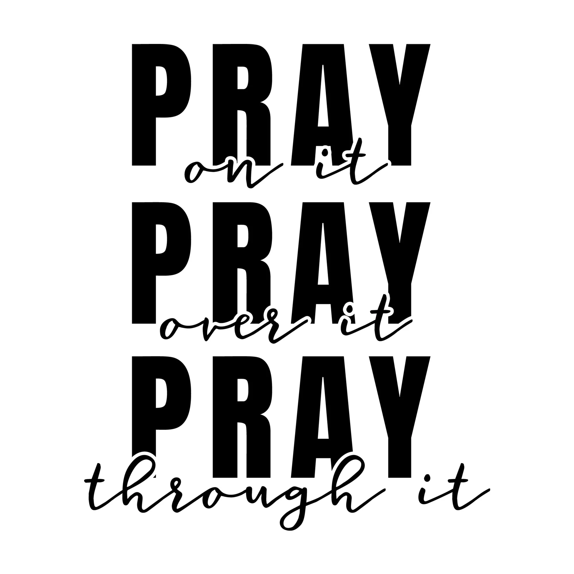 Pray on It SVG