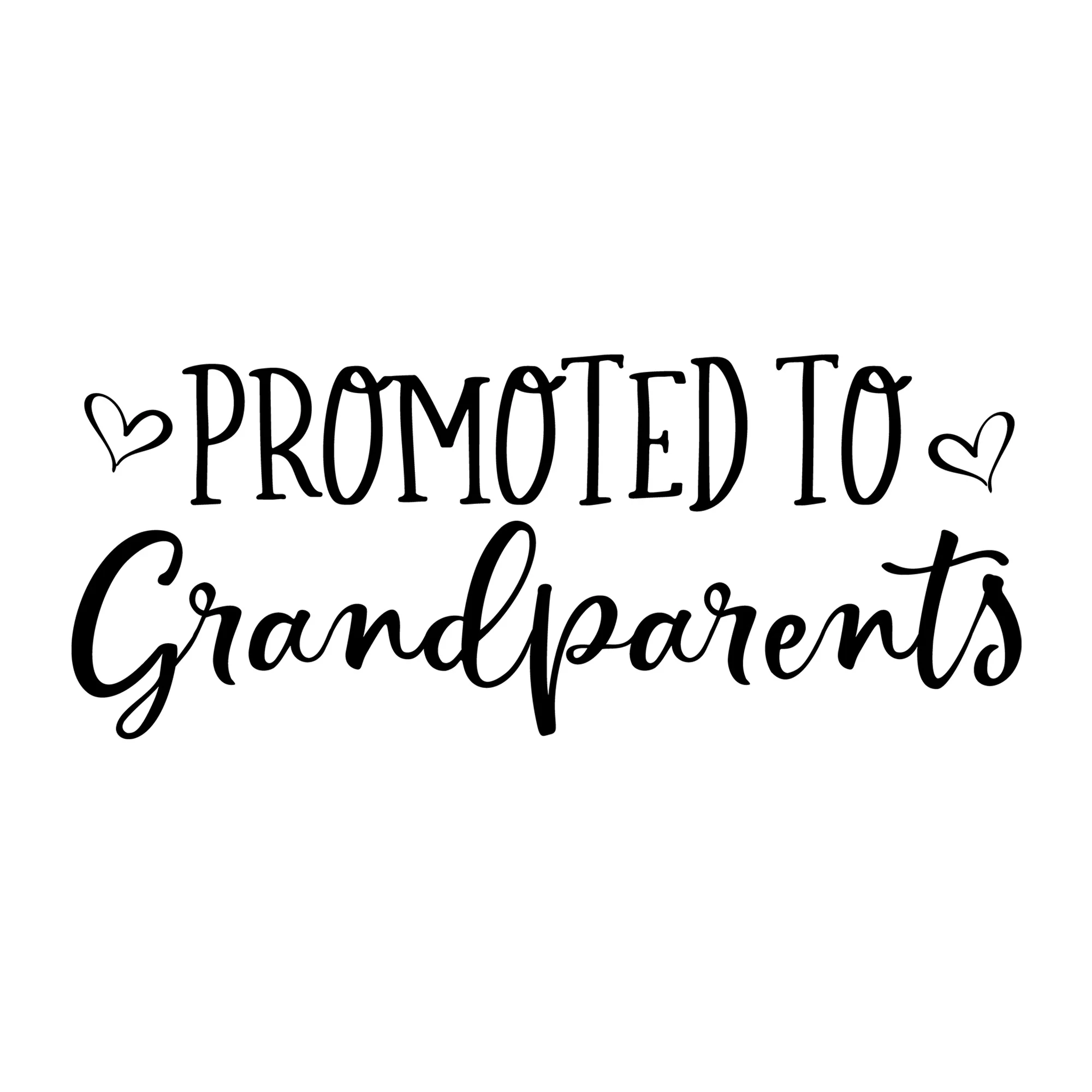 Promoted to Grandparents SVG