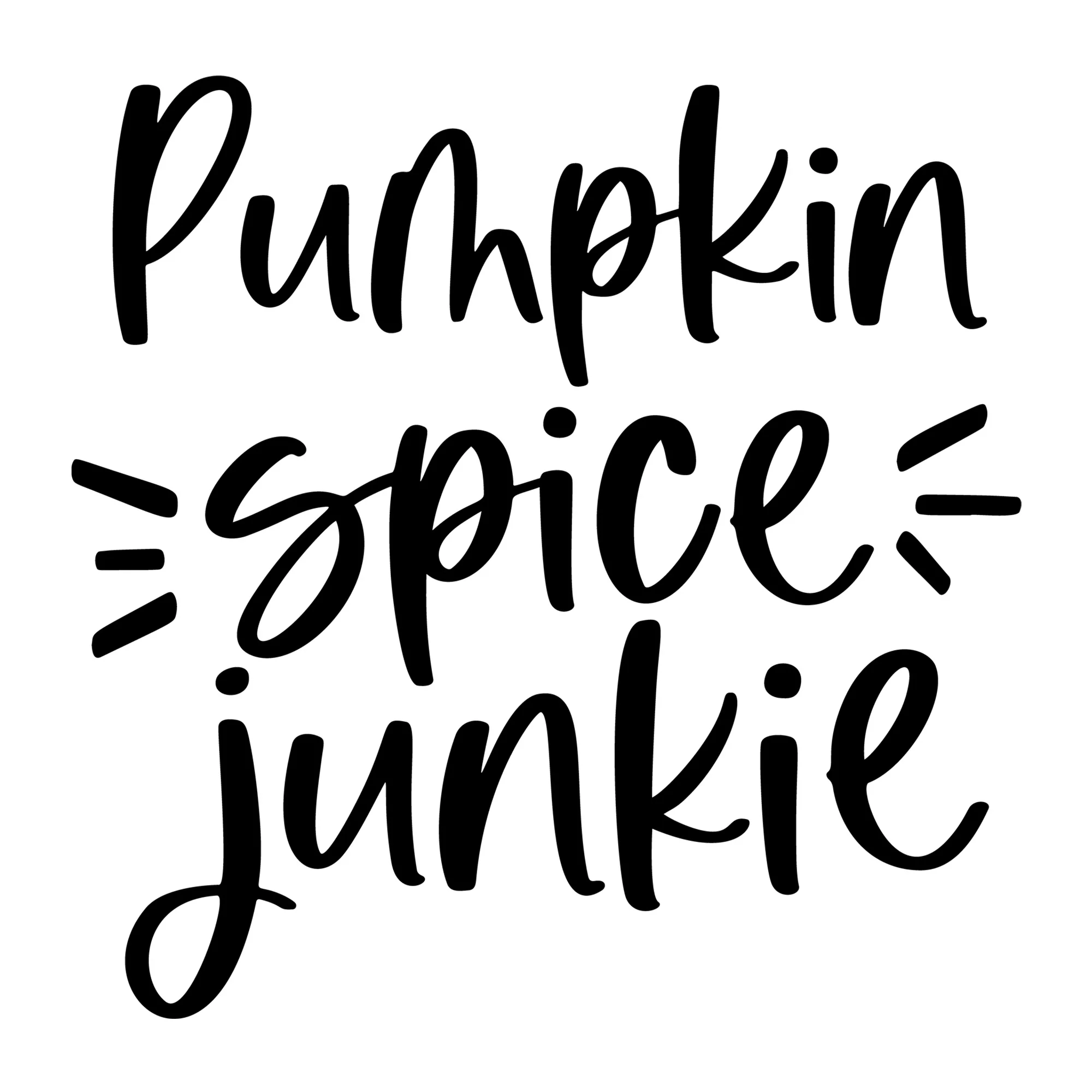 Pumpkin Spice Junkie SVG