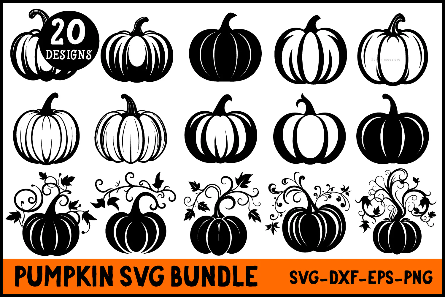 Pumpkin SVG Bundle Fall Thanksgiving Bundle - Image 2