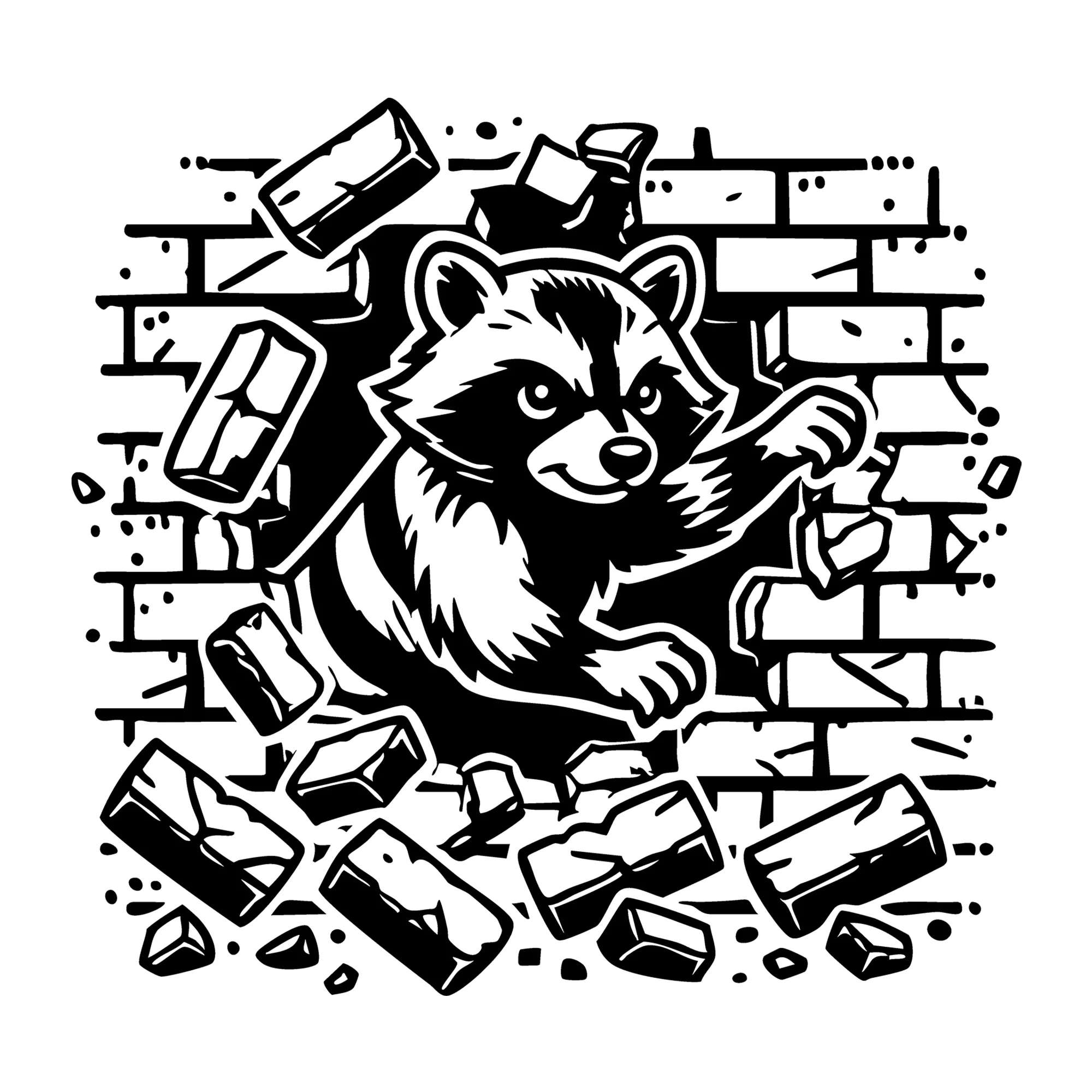 Raccoon SVG