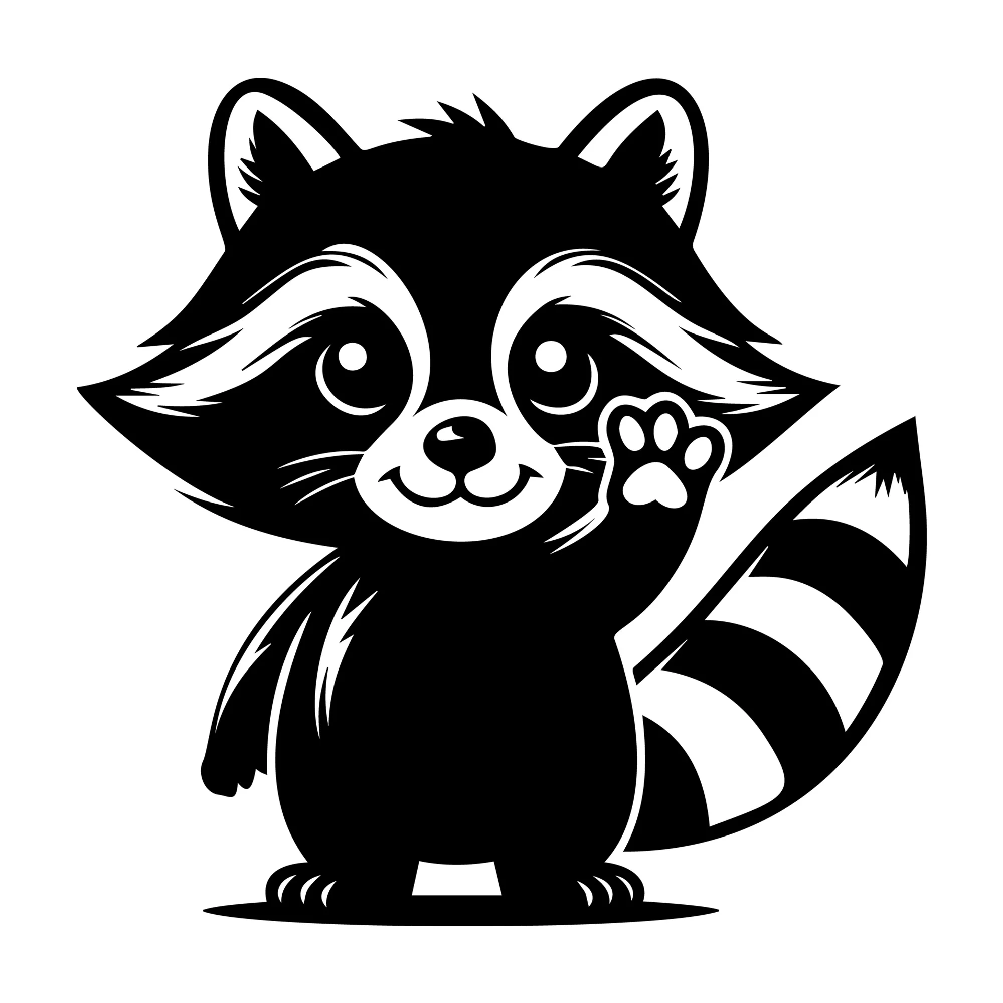 Raccoon SVG