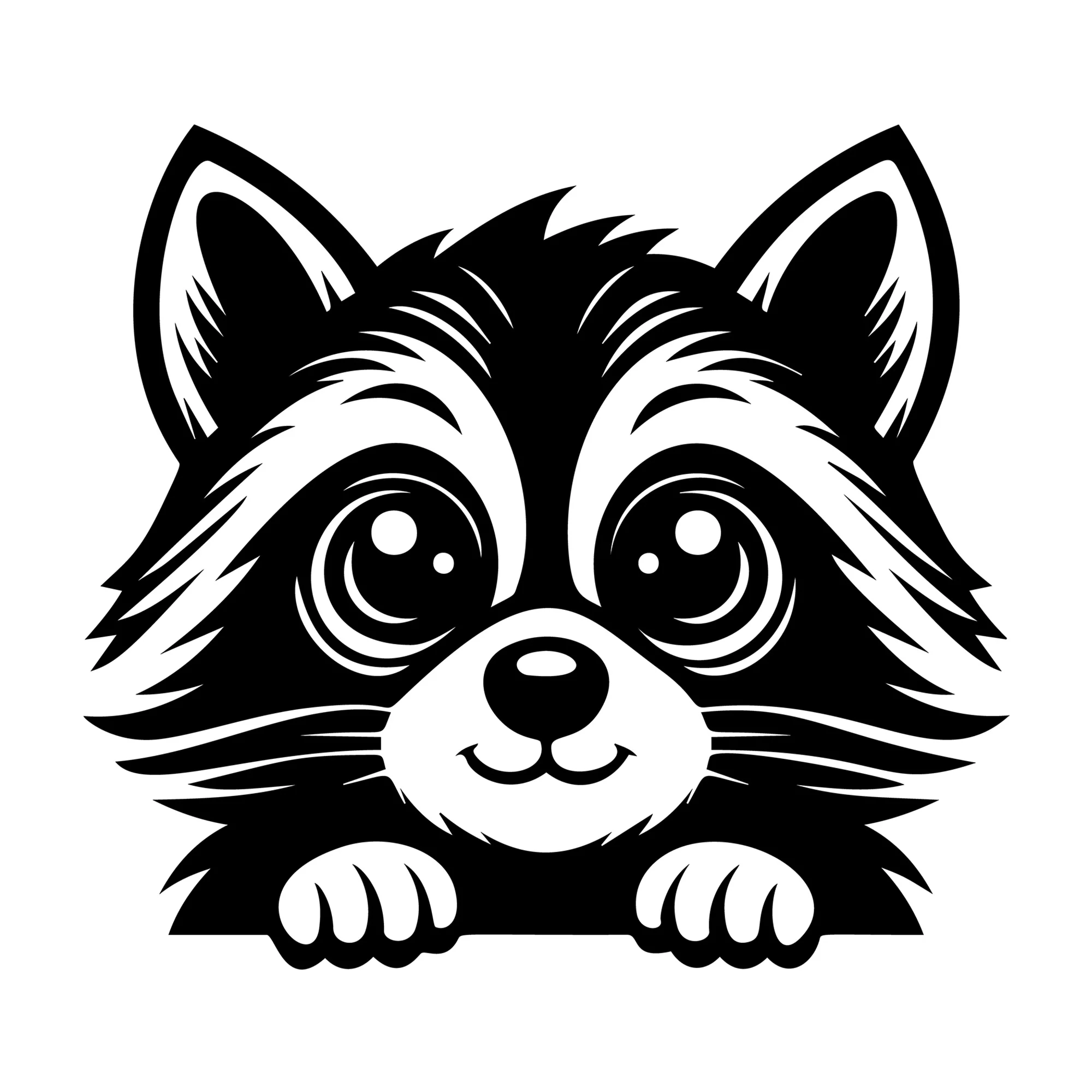Raccoon SVG