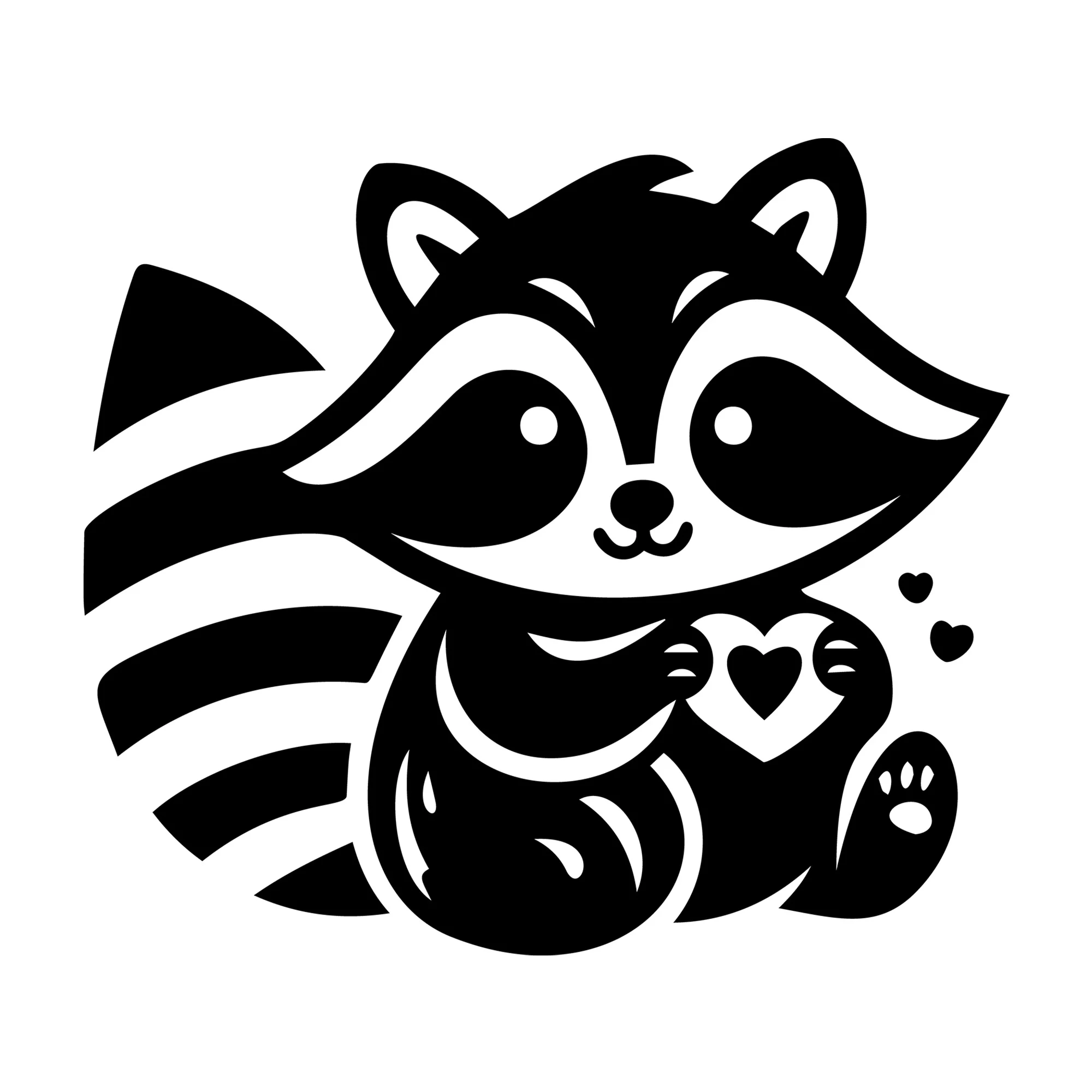 Raccoon SVG