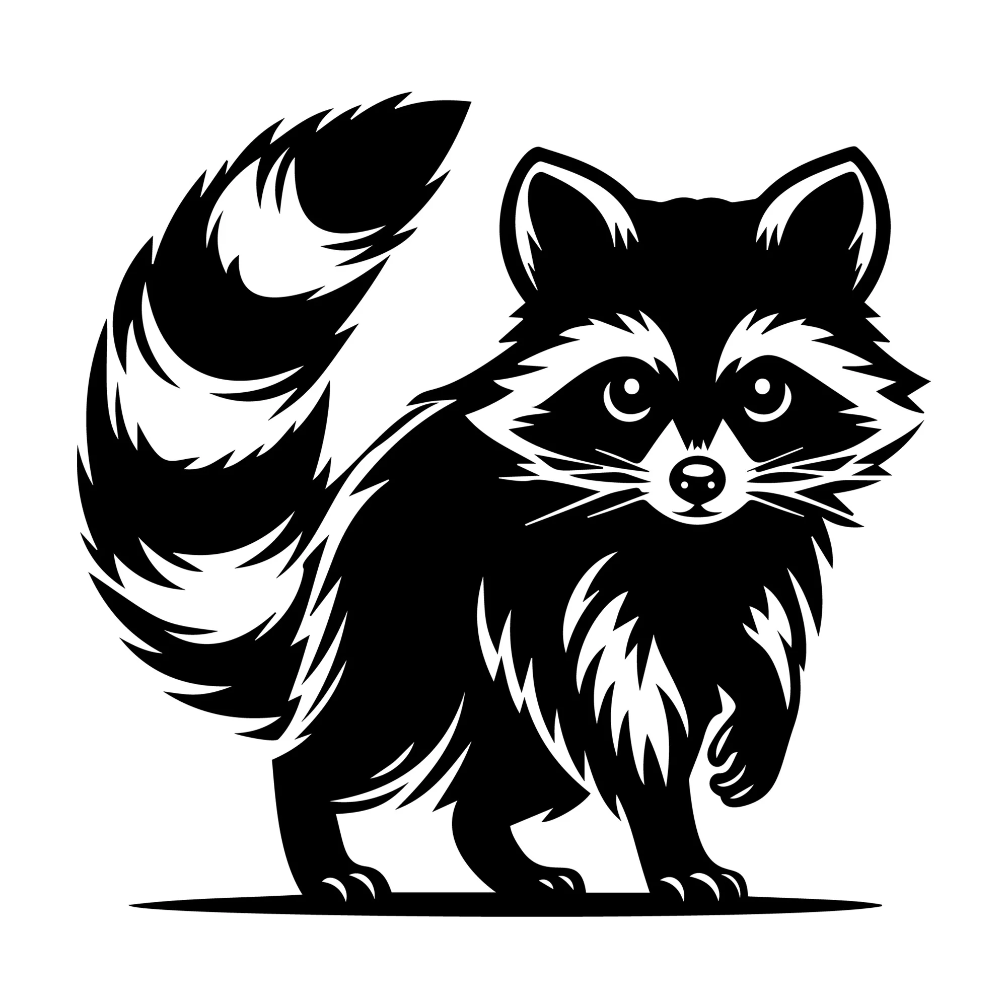 Raccoon SVG