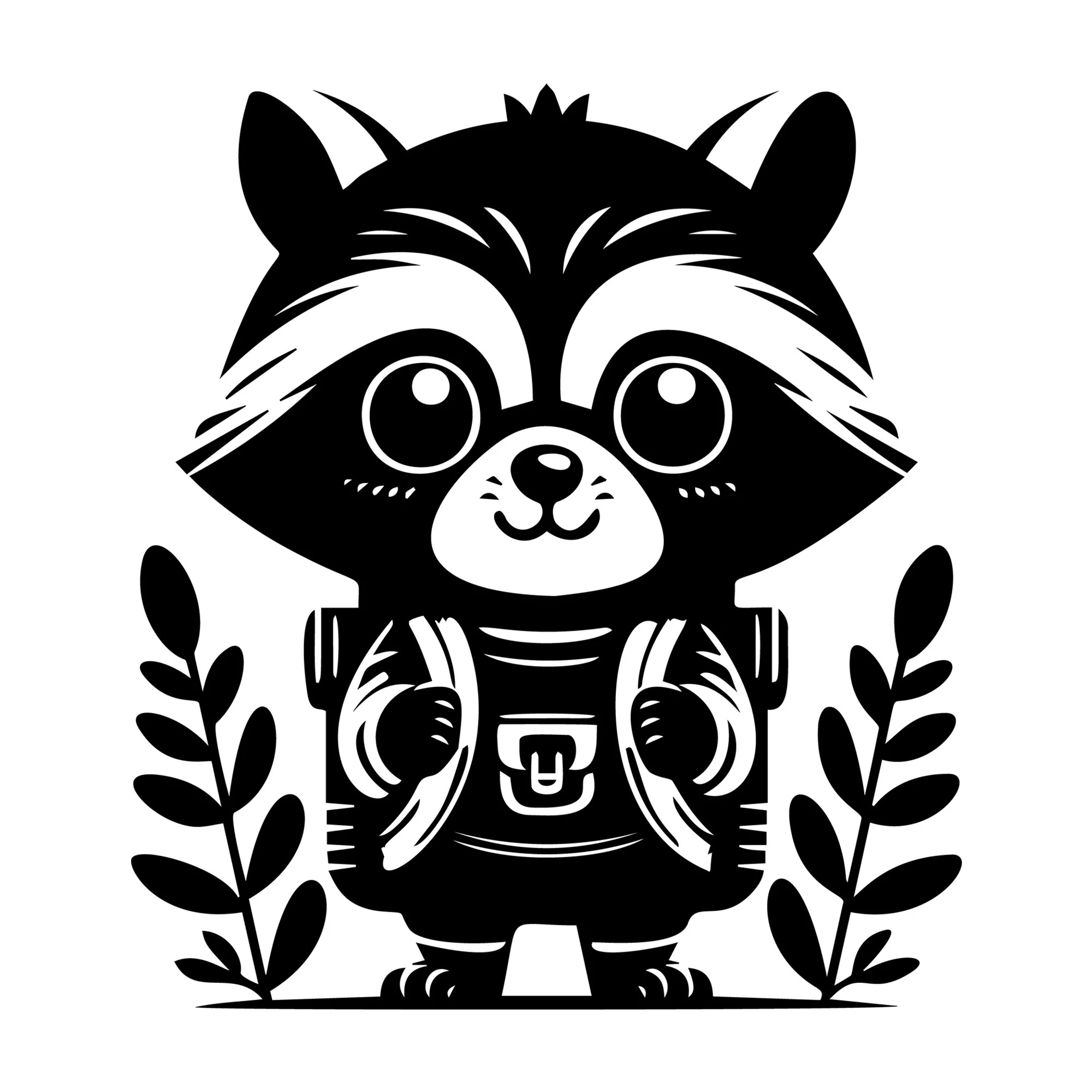 Raccoon SVG
