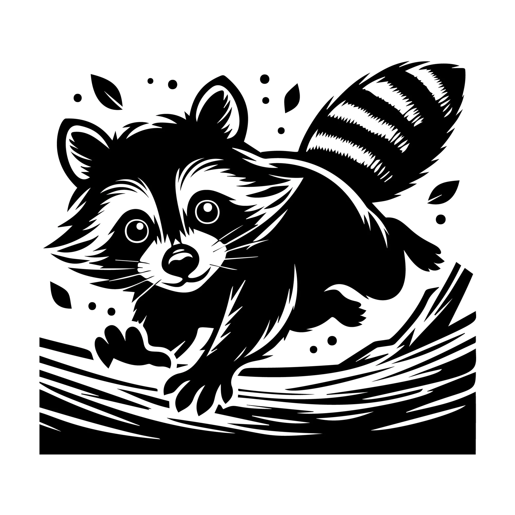 Raccoon SVG