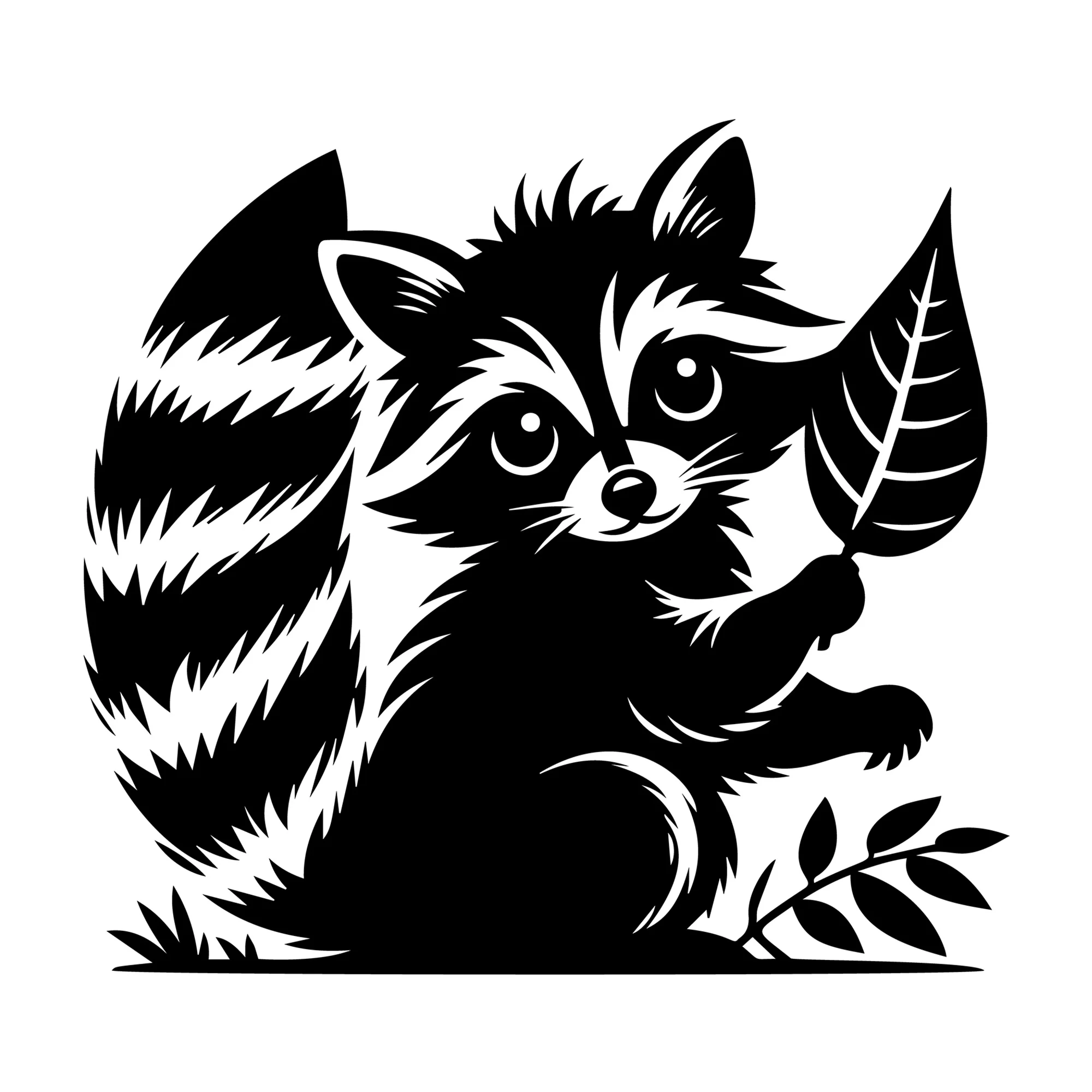Raccoon SVG
