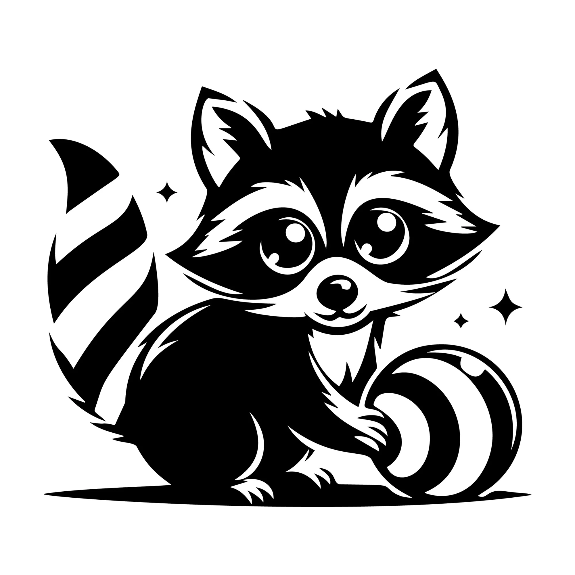 Raccoon SVG