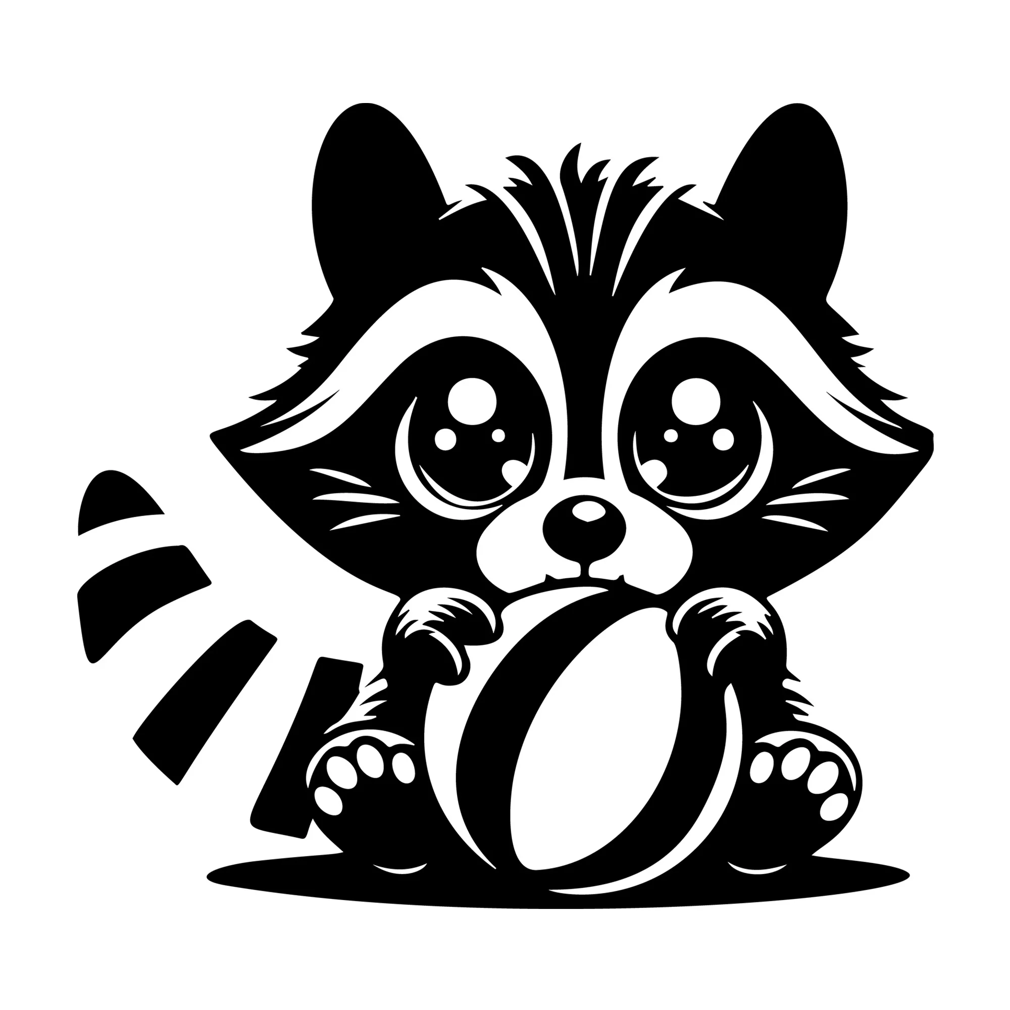 Raccoon SVG