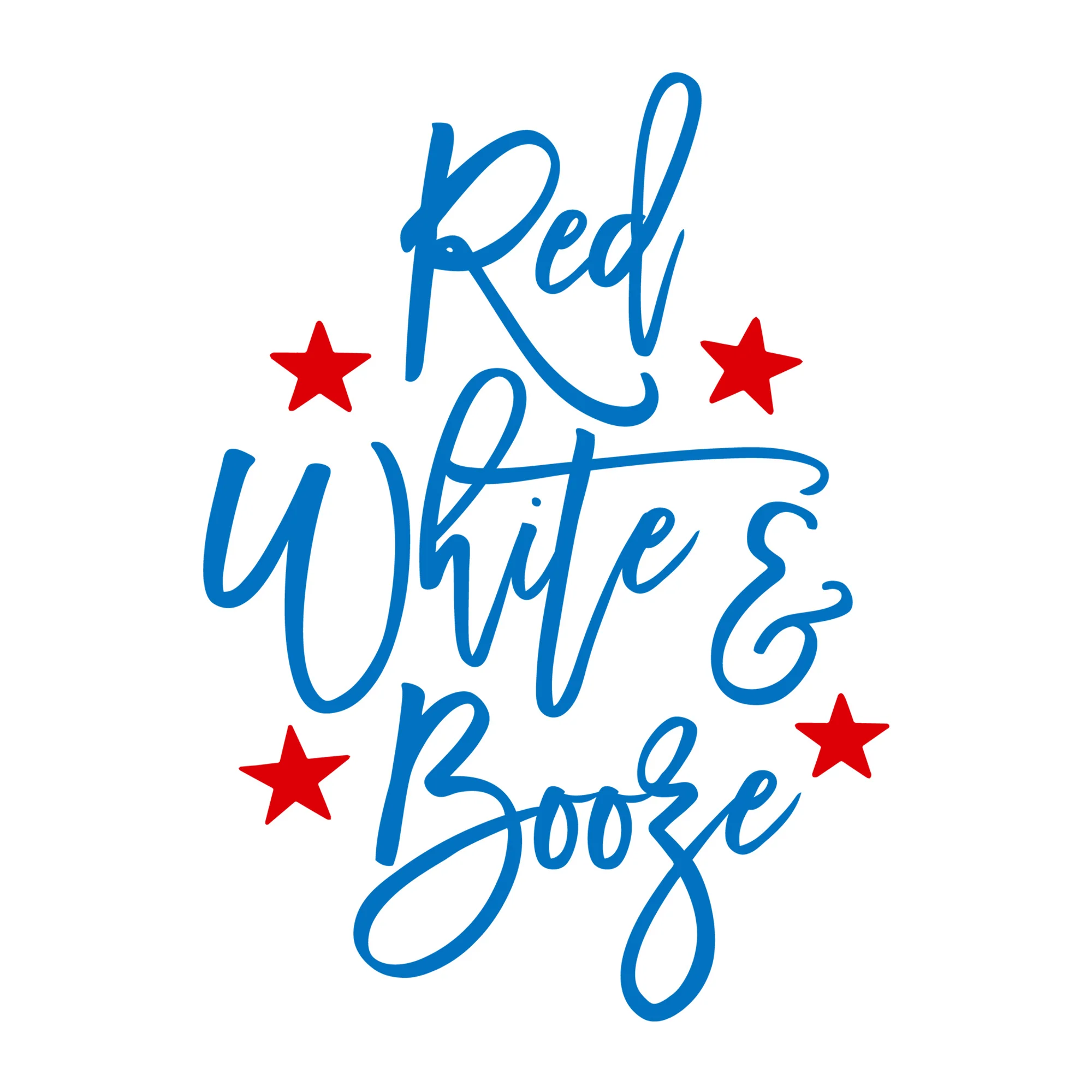 Red White and Booze SVG