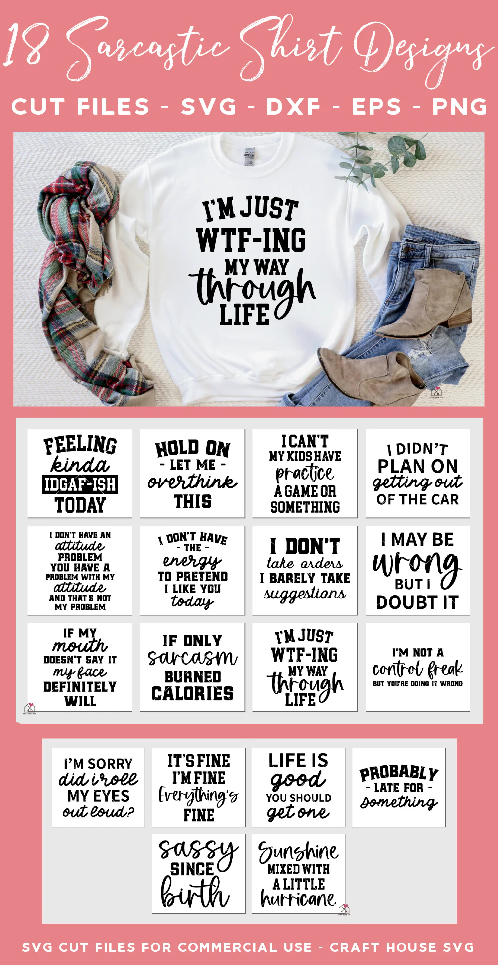 Sarcastic Quotes SVG Bundle - Image 5