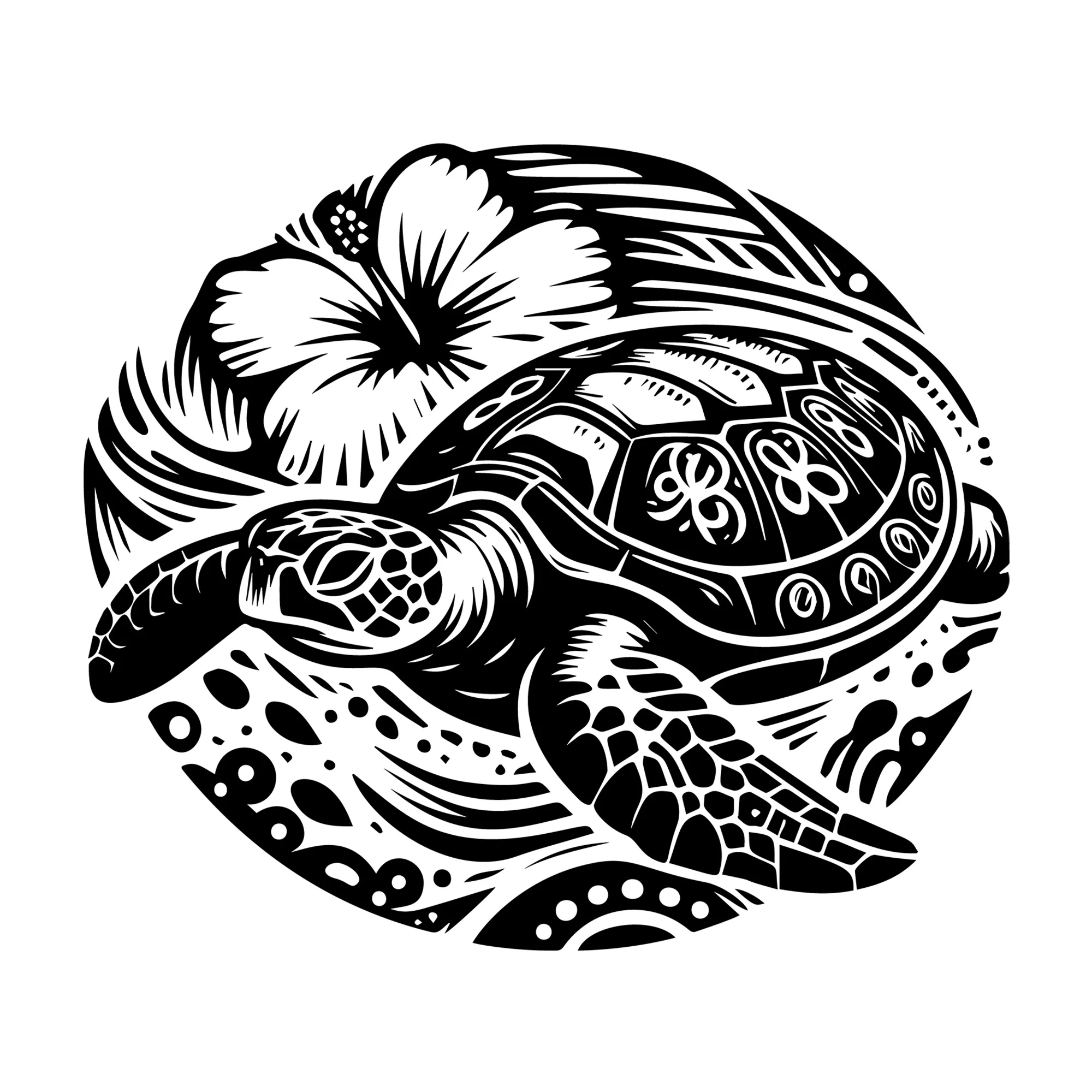Sea Turtle SVG