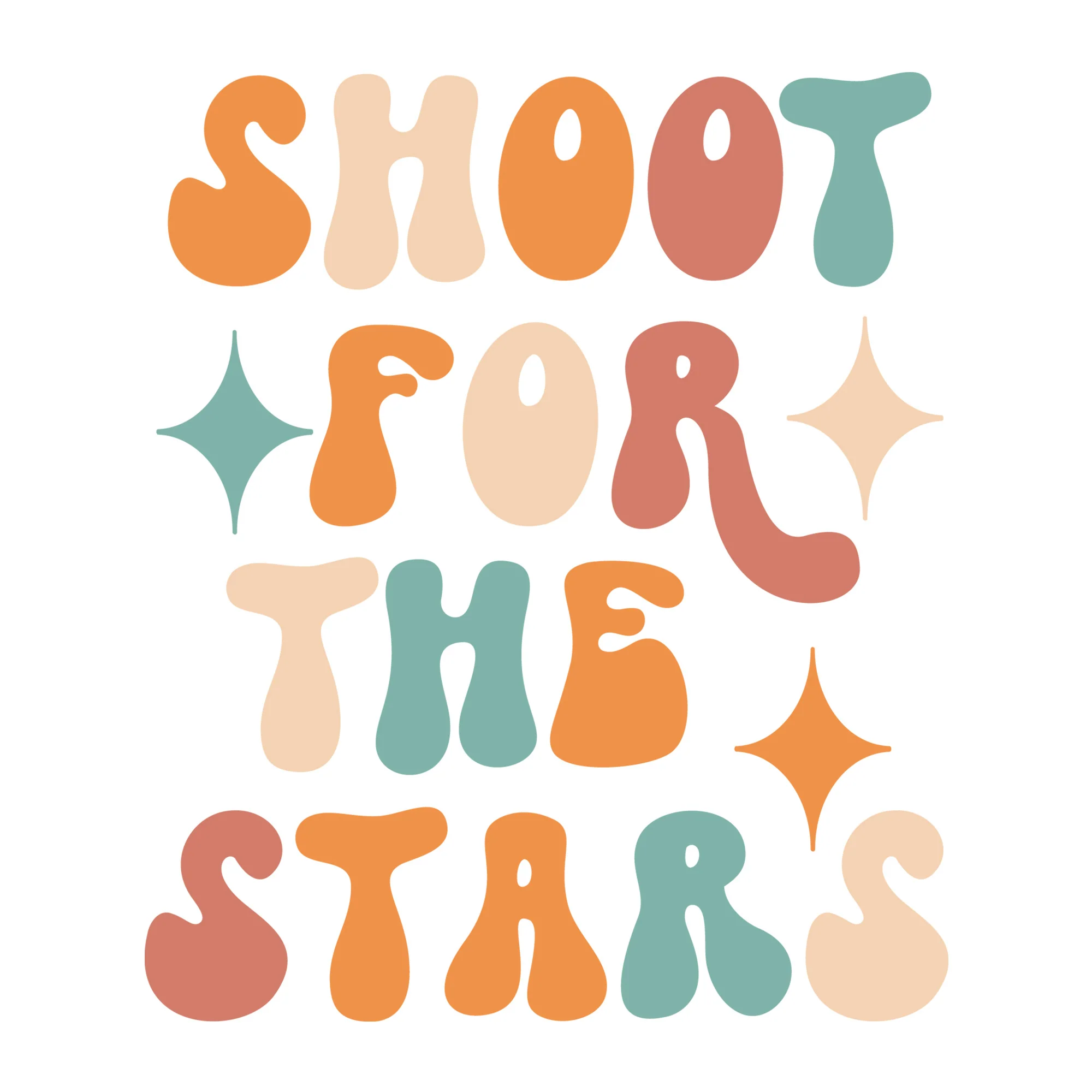 Shoot For The Stars SVG