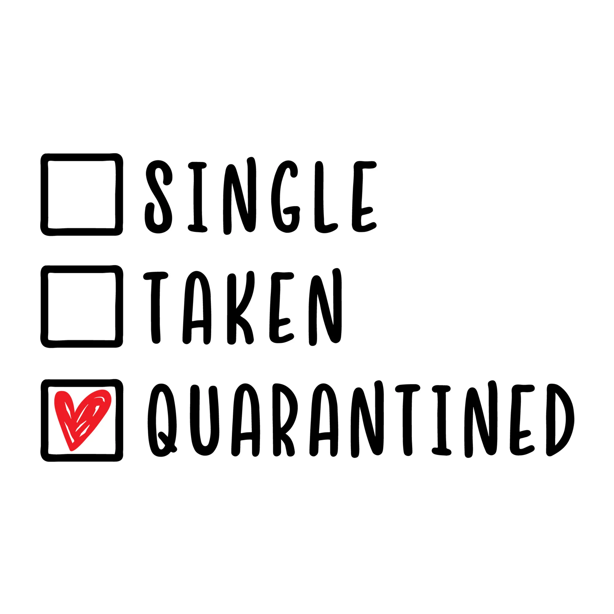 Single Taken Quarantined SVG