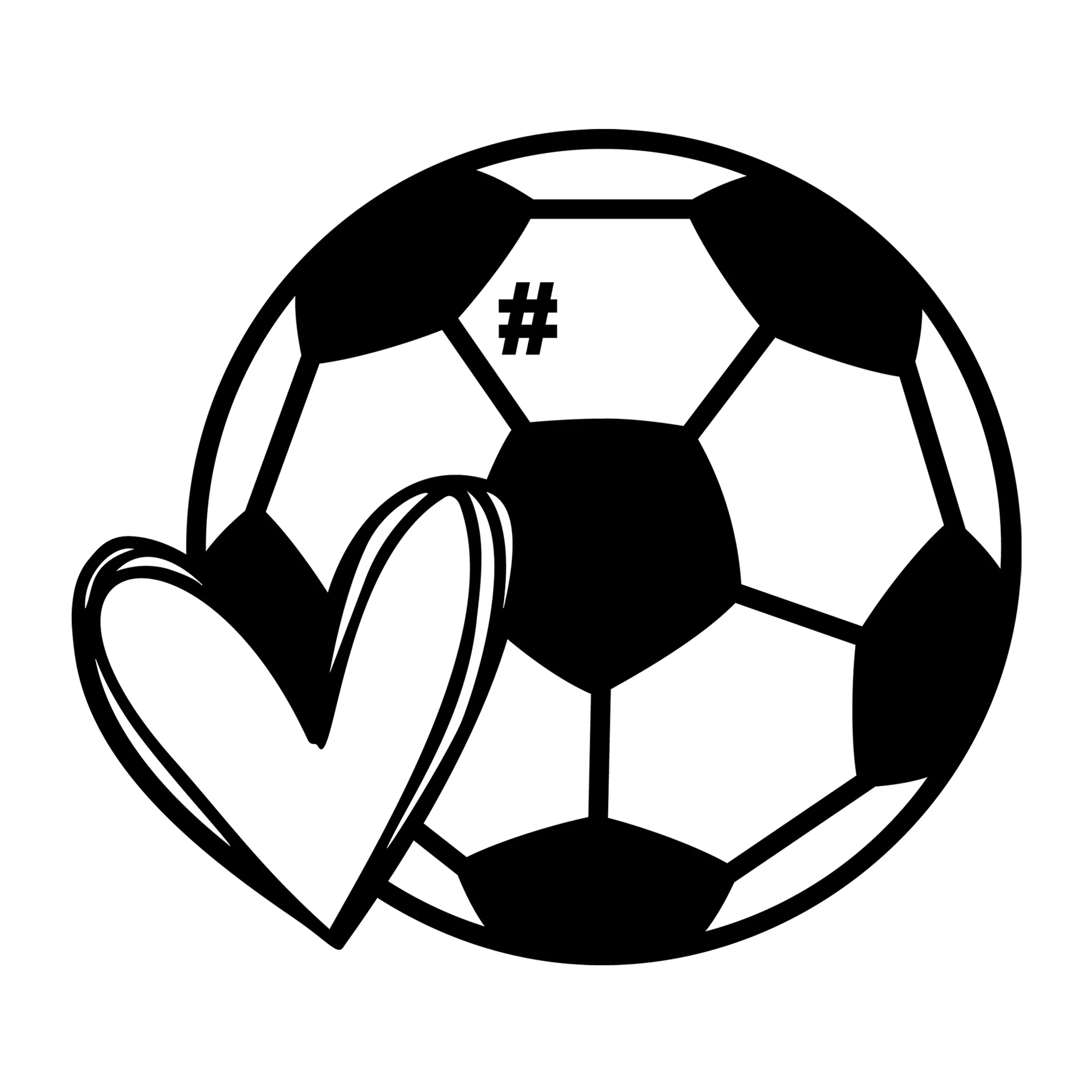 Soccer Football Monogram SVG