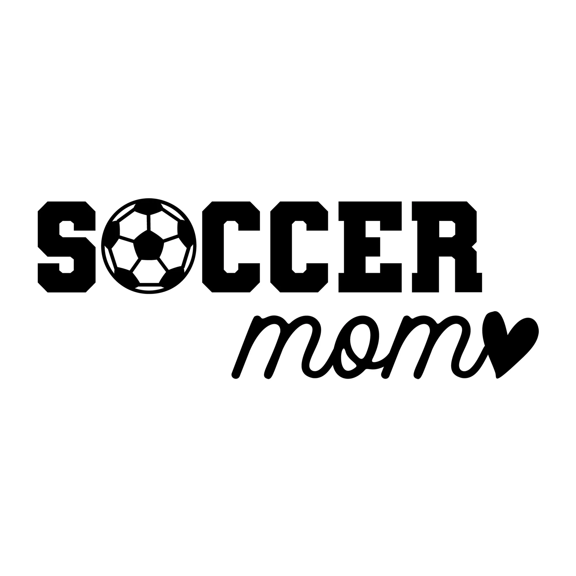 Soccer Mom Heart SVG