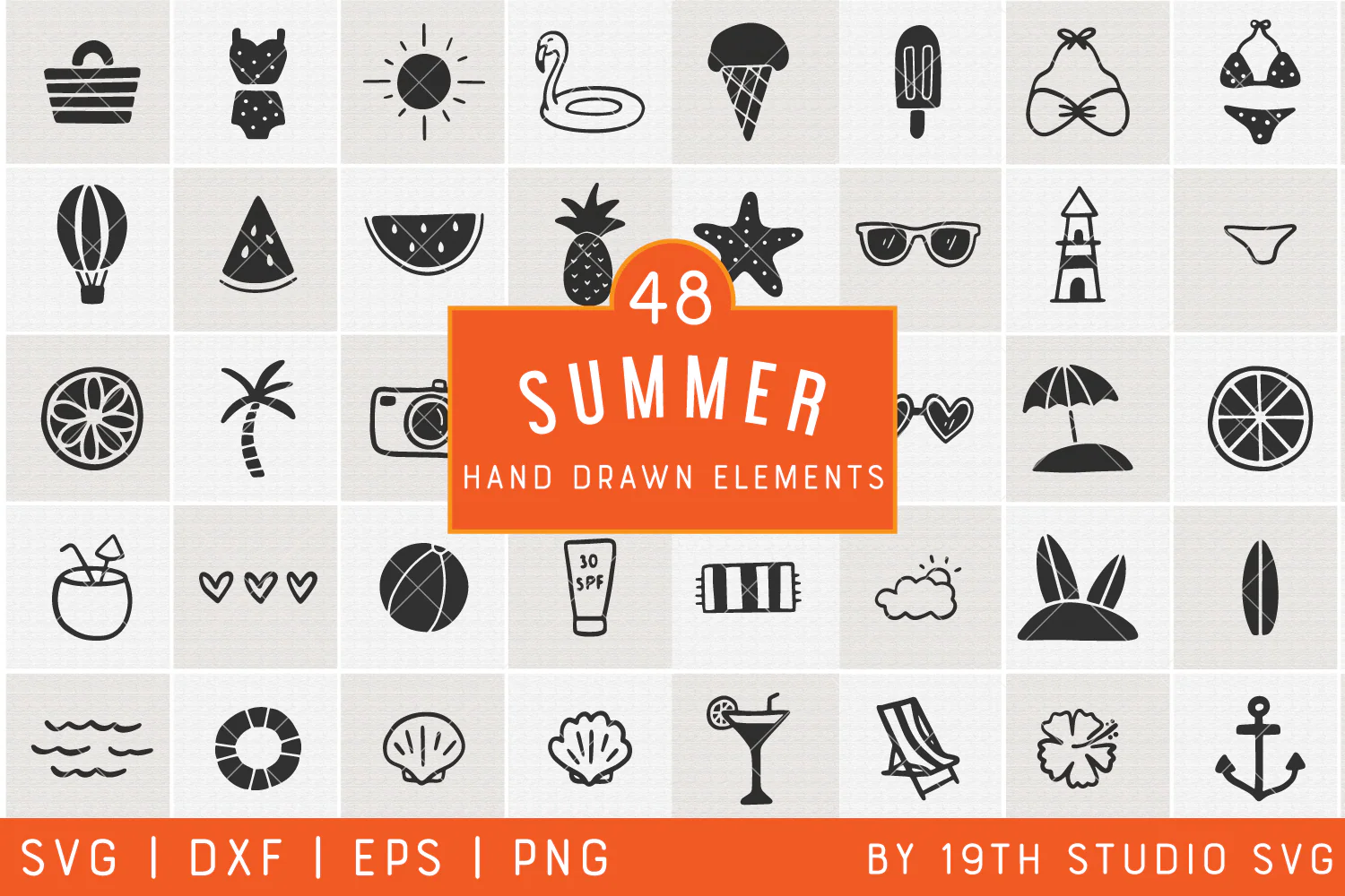 Summer Illustration Bundle | VB32