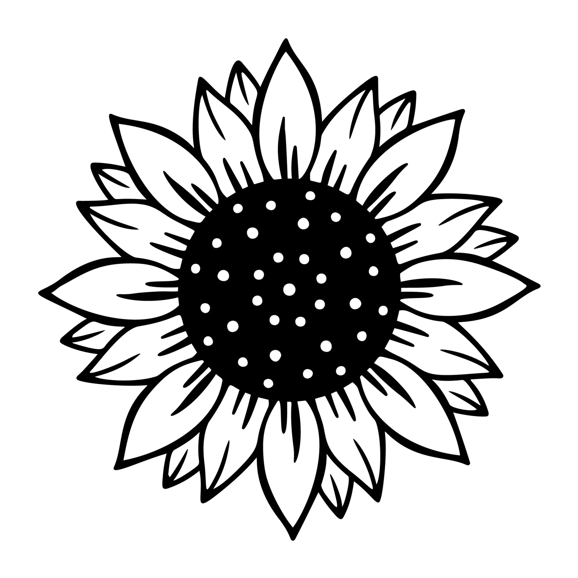Sunflower SVG