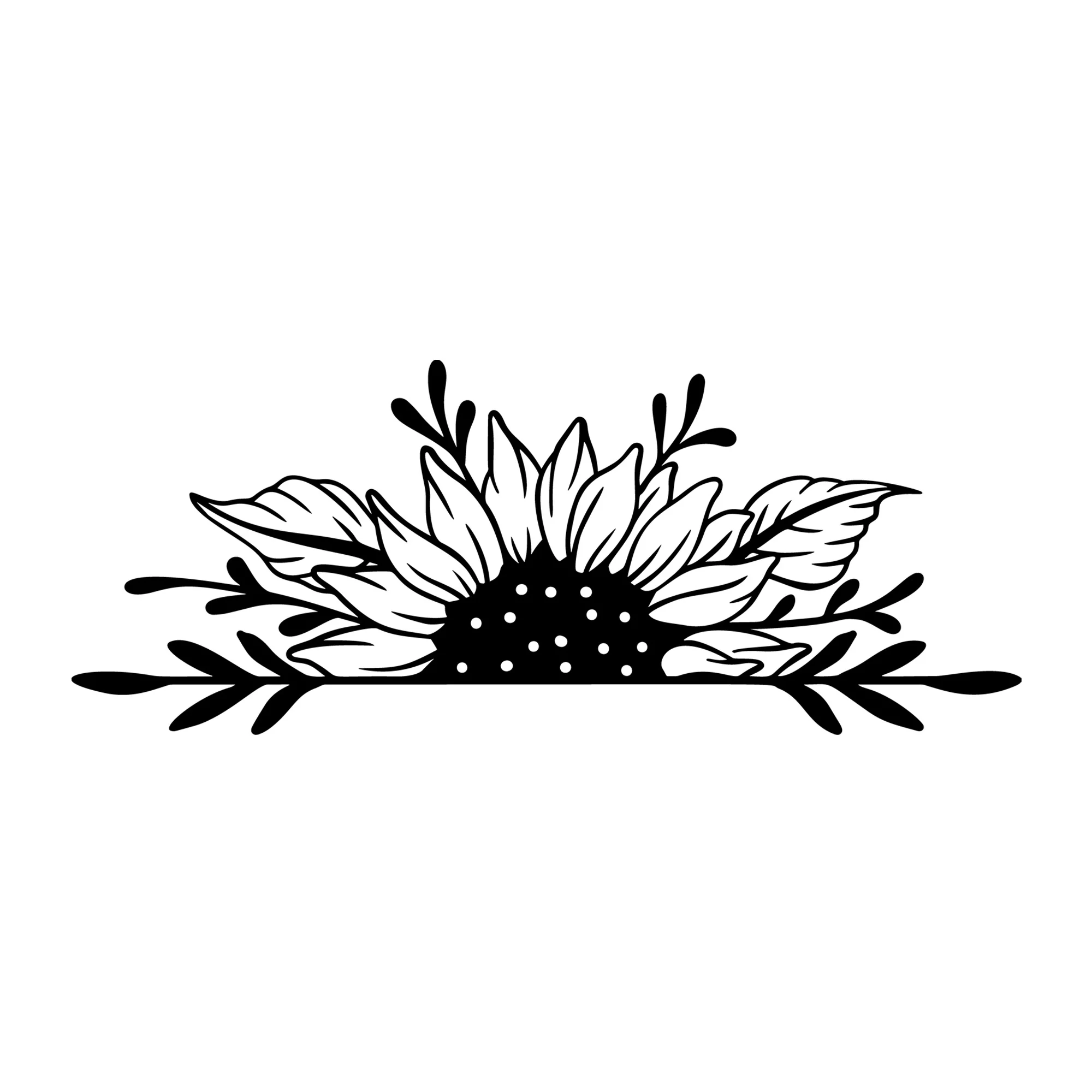 Sunflower SVG