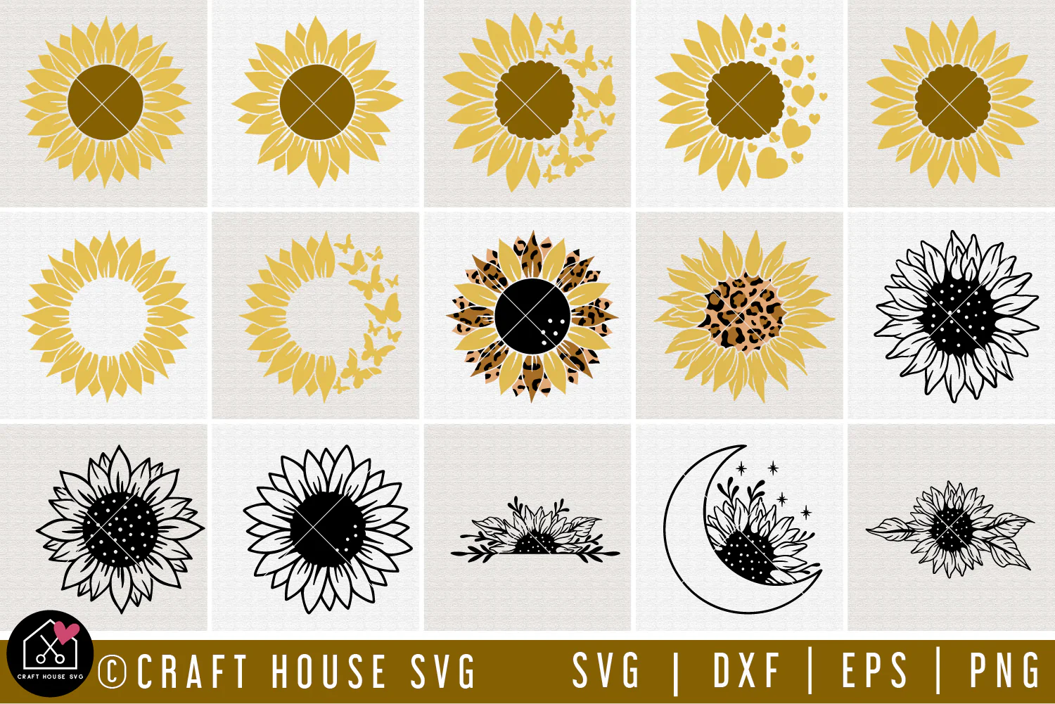 Sunflower SVG Bundle - Image 3