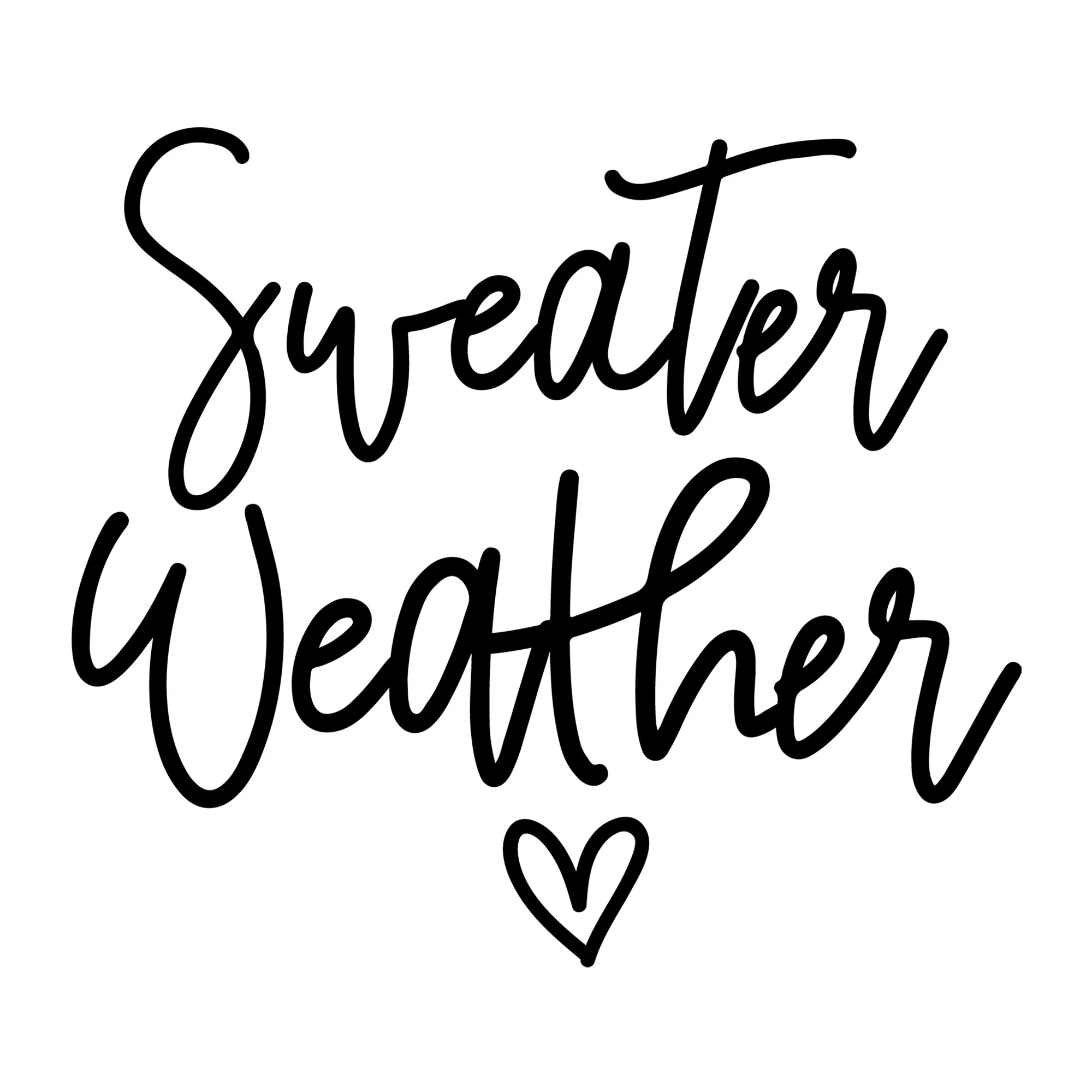 Sweater Weather SVG
