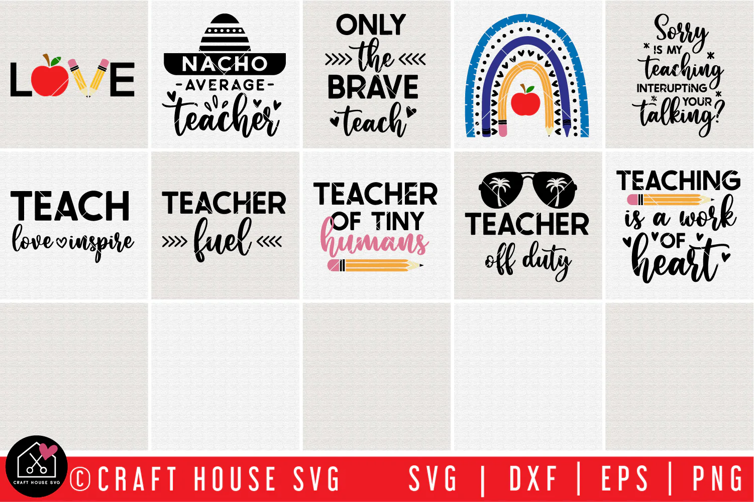 Teacher SVG Bundle - Image 4