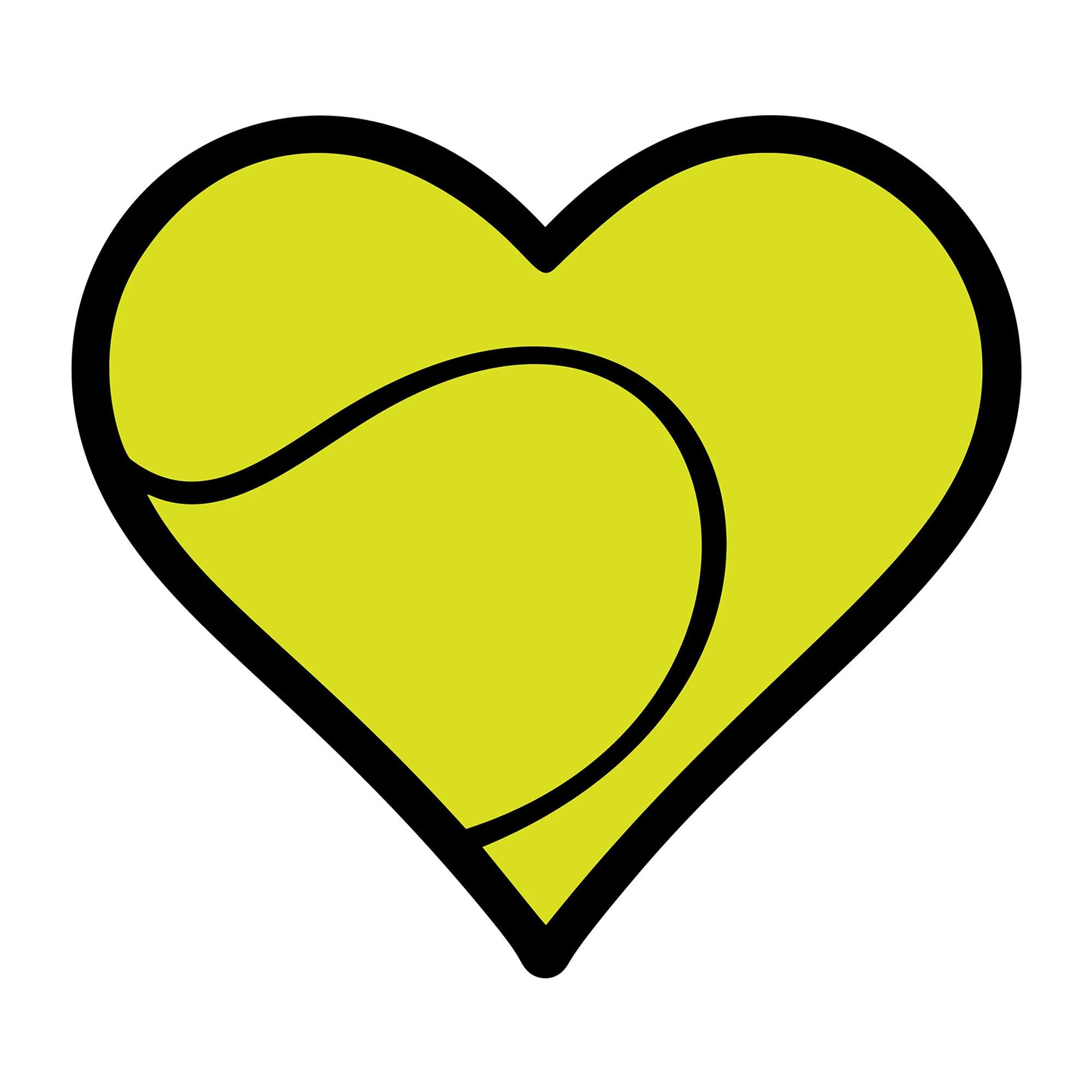 Tennis Heart SVG