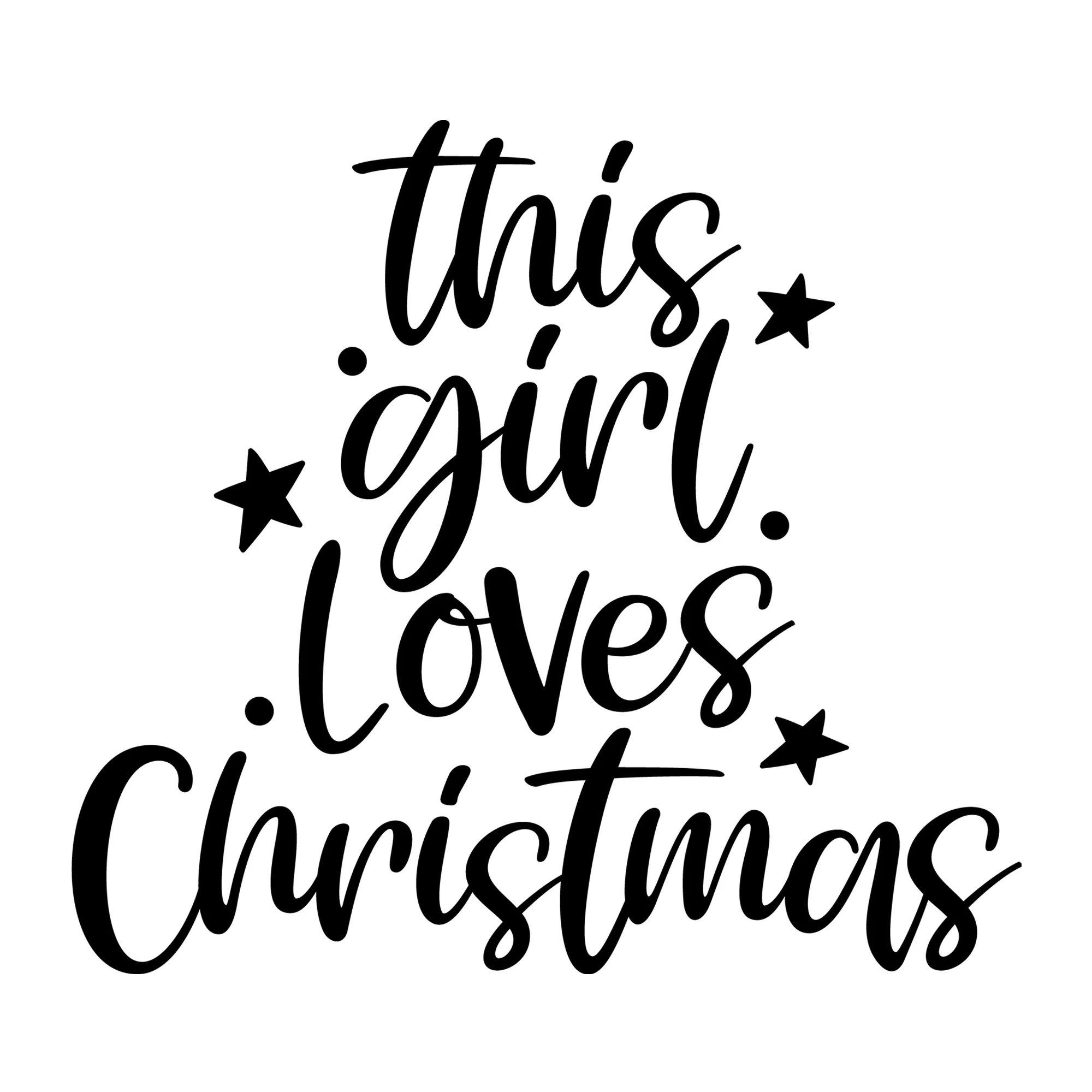 This Girl Love Christmas SVG