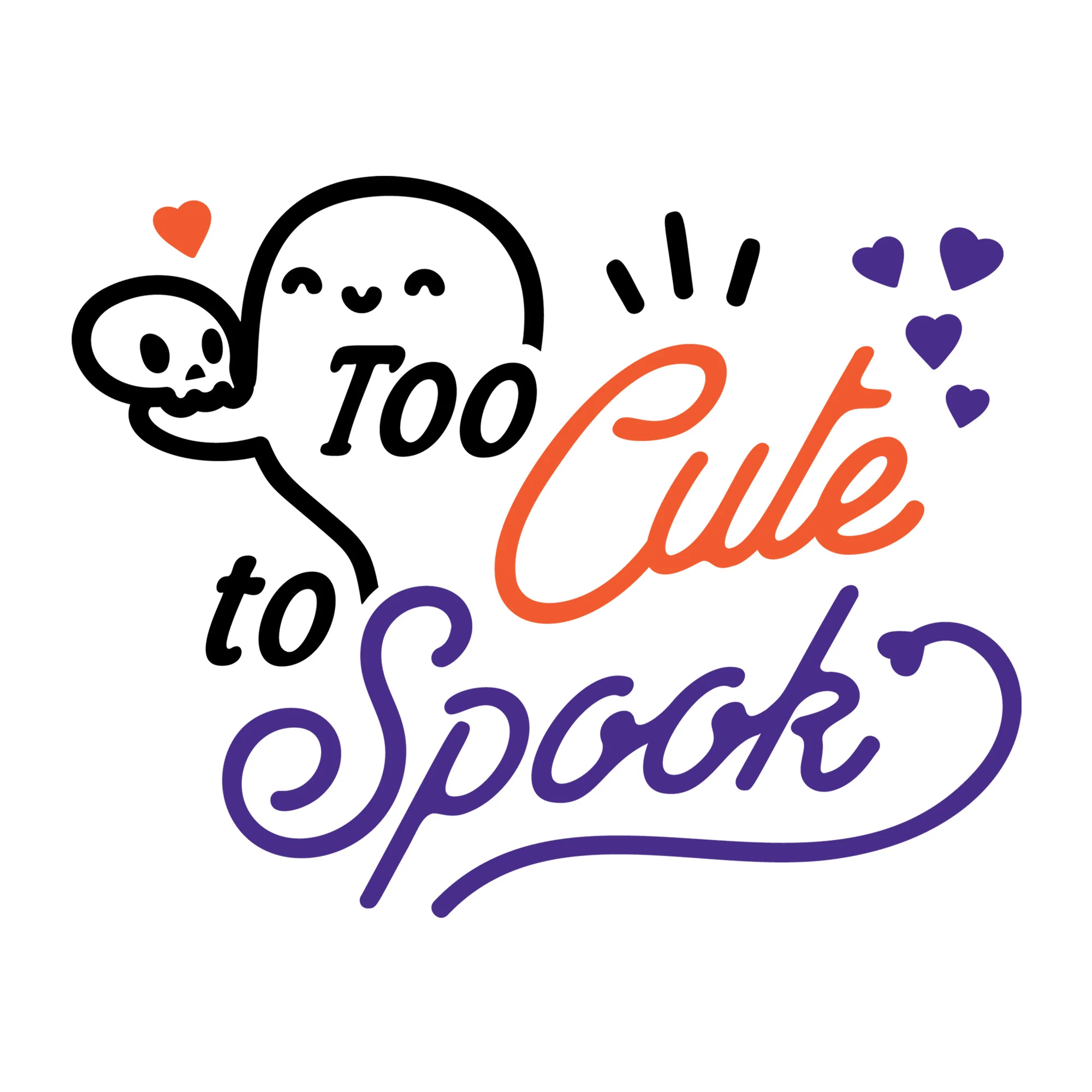 Too Cute To Spook SVG