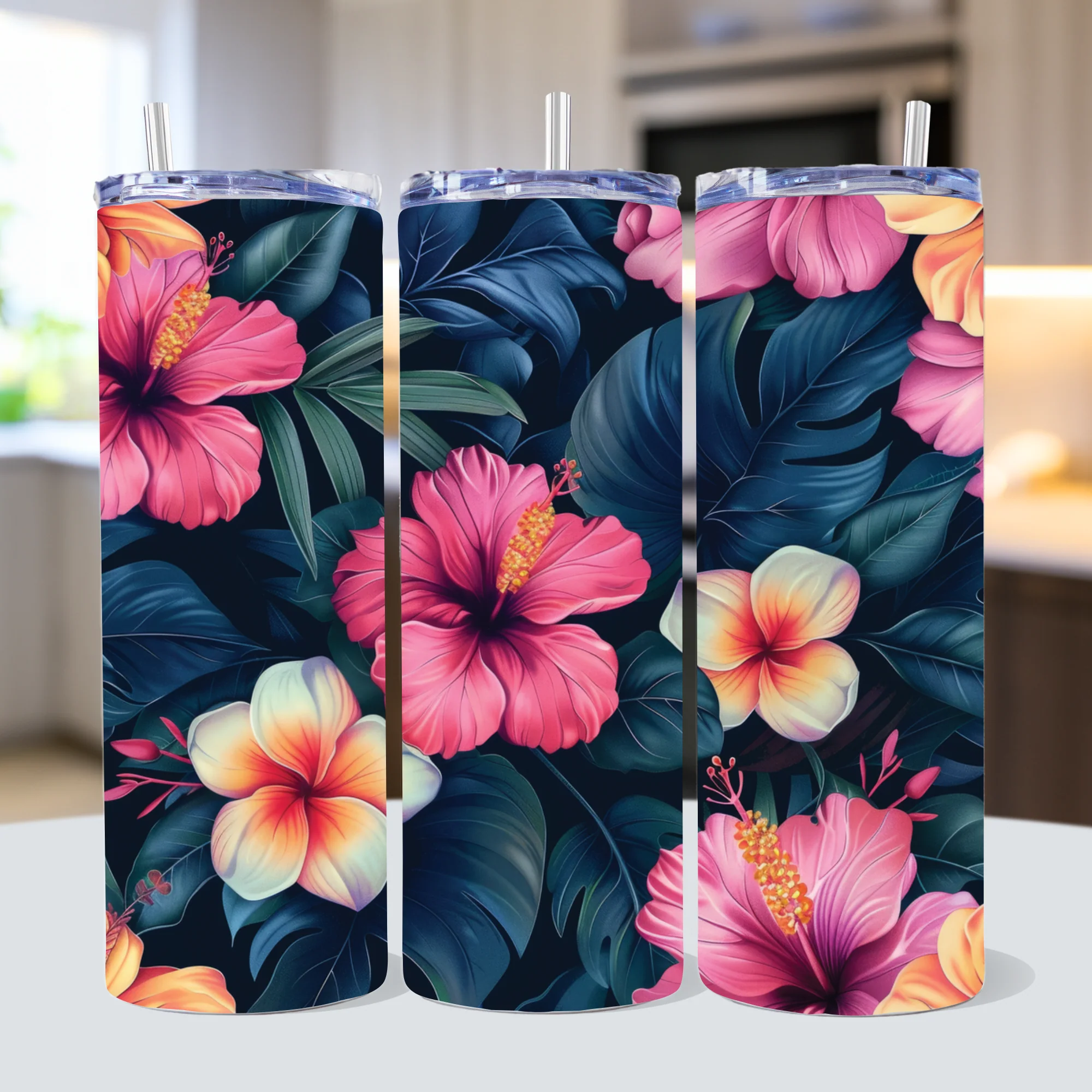Tropical Tumbler Sublimation Bundle PNG 20 oz - Image 3