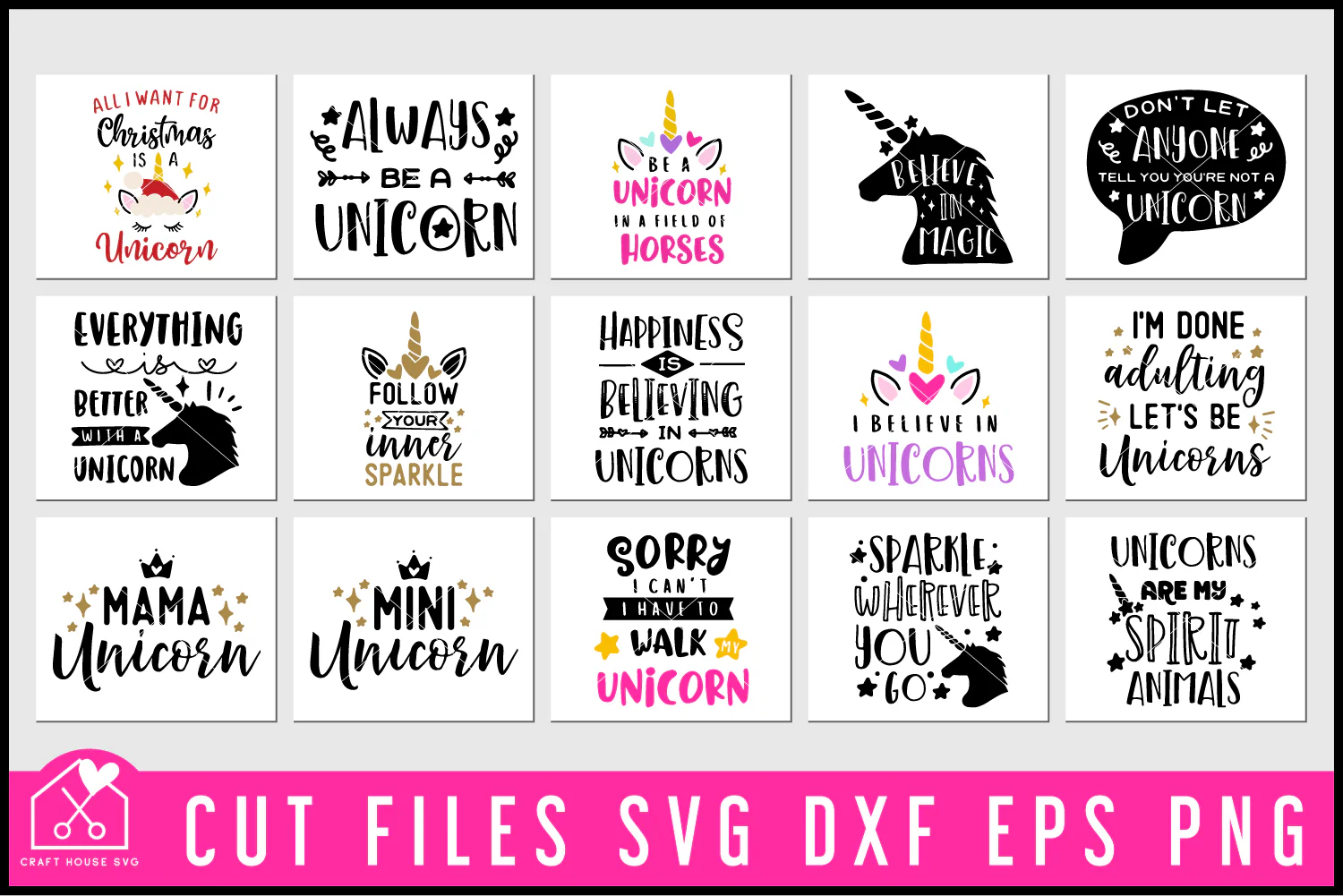 Unicorn SVG Bundle - Image 3
