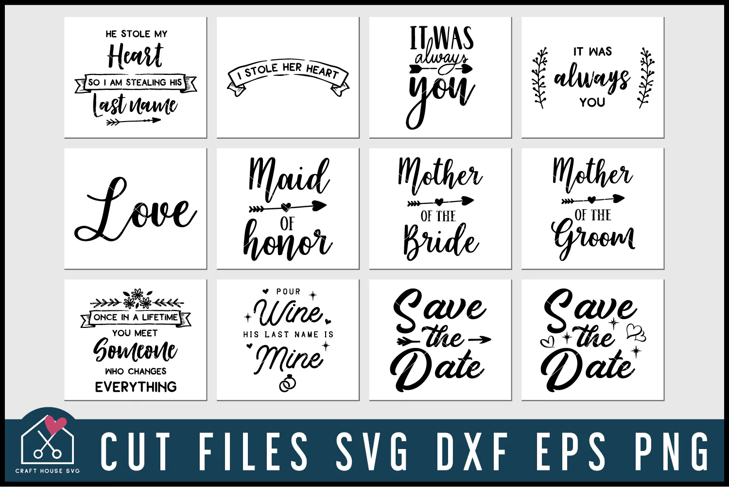 Wedding SVG Bundle - Image 4