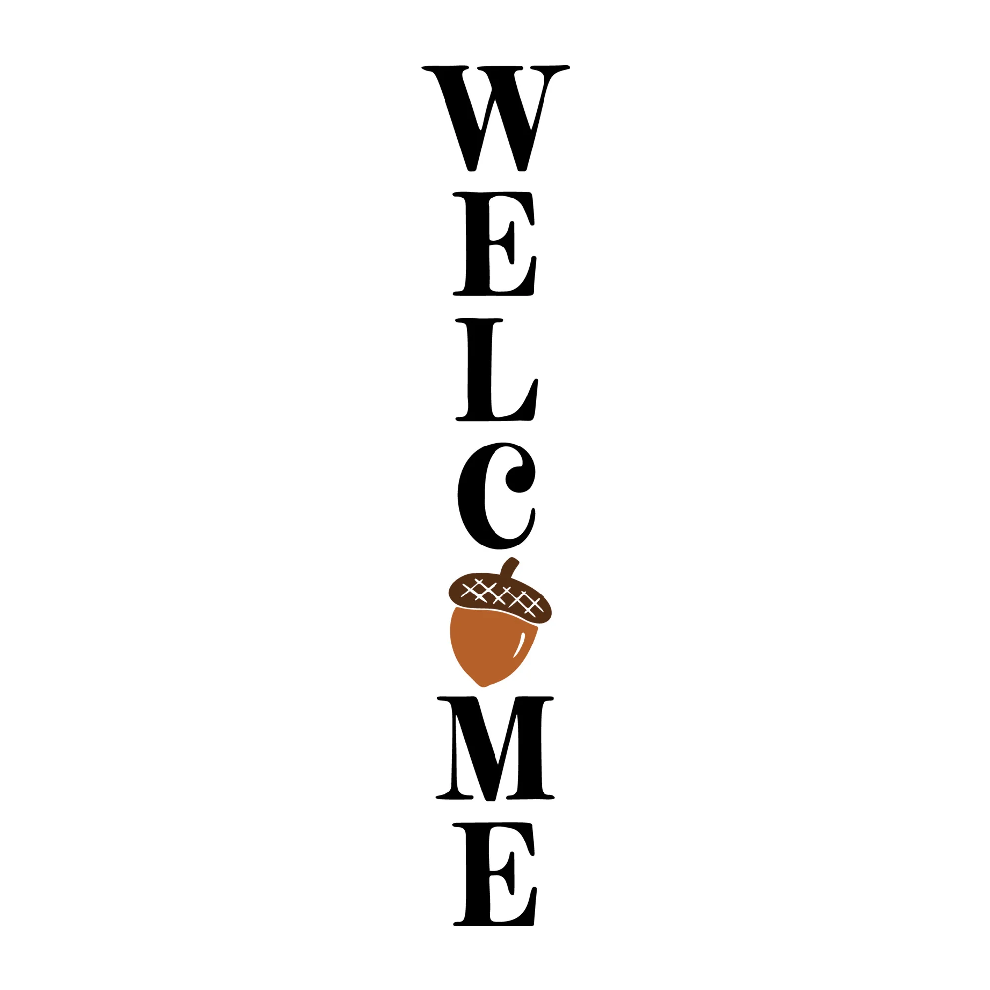 Welcome Acorn SVG