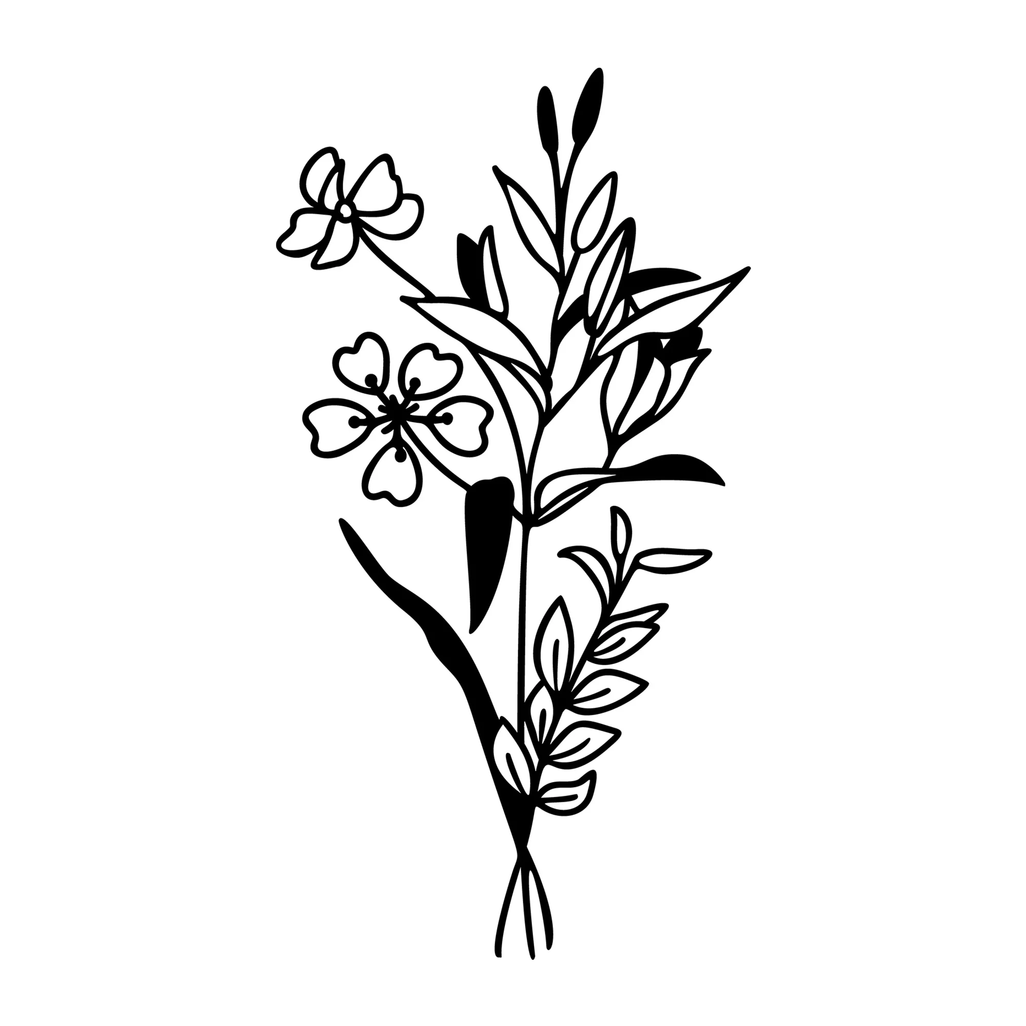 Wildflower Bouquet SVG