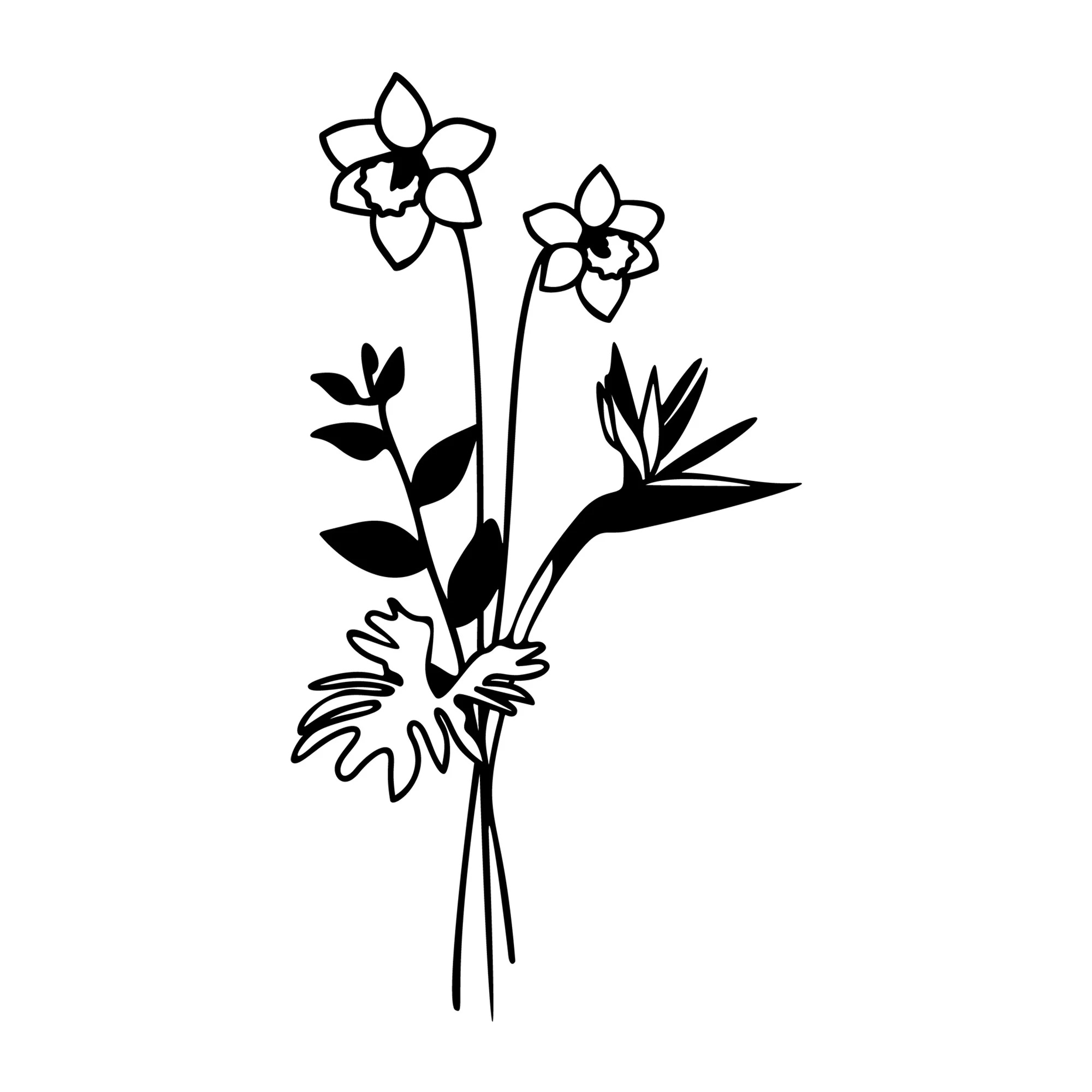 Wildflower Bouquet SVG