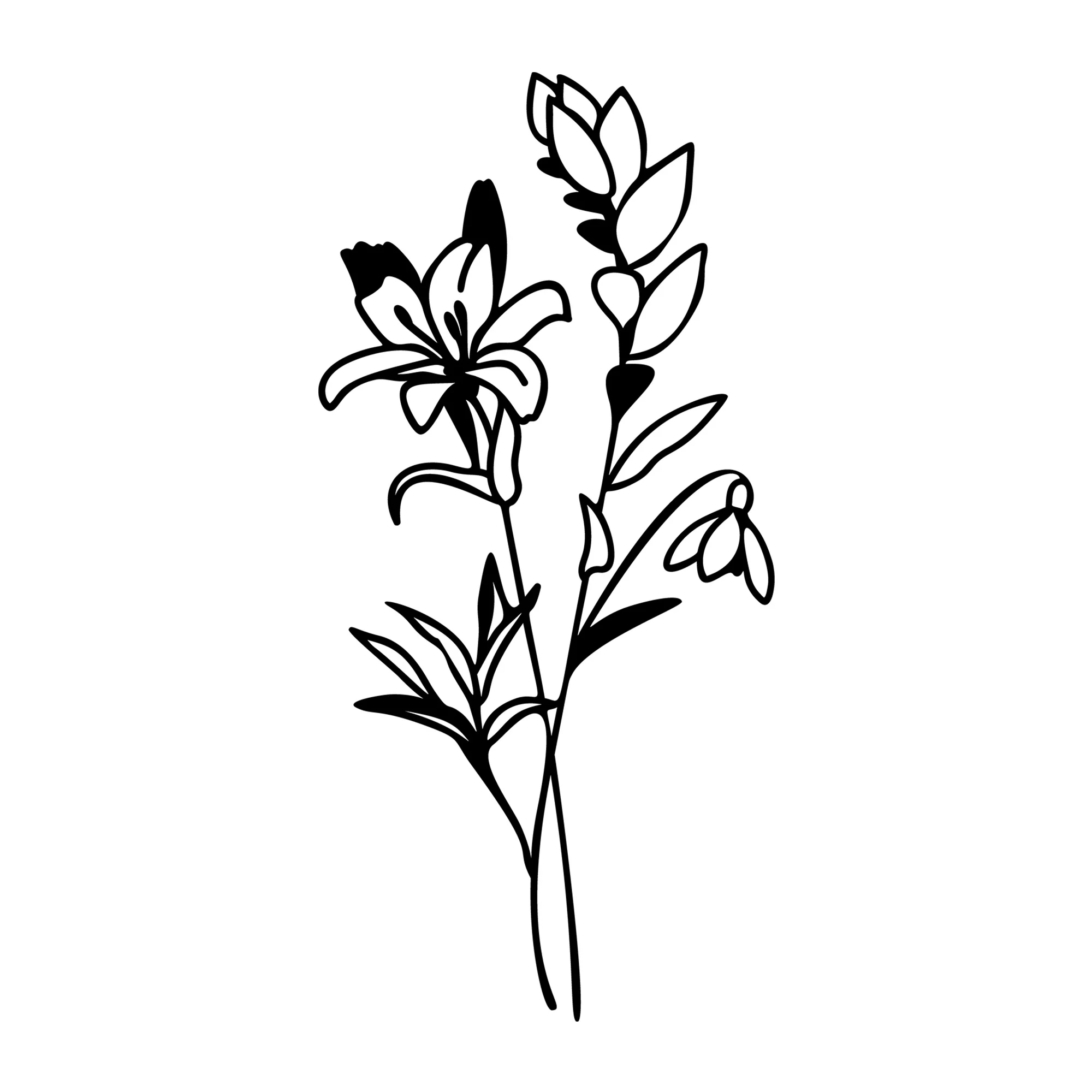Wildflower Bouquet SVG