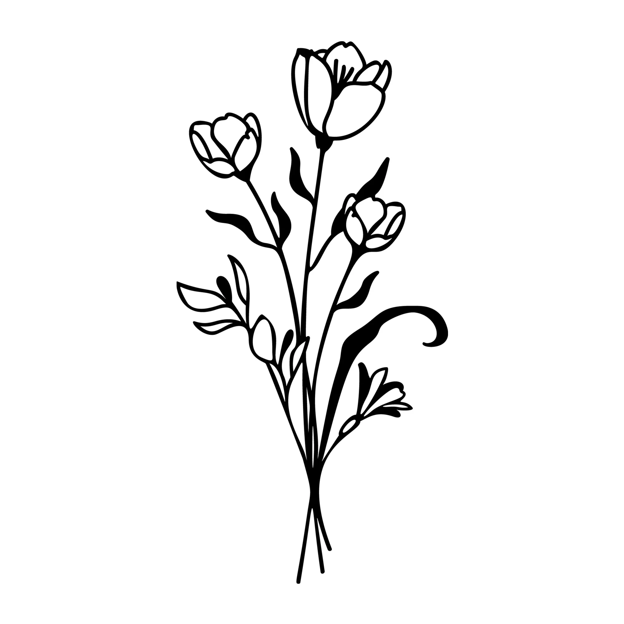 Wildflower Bouquet SVG