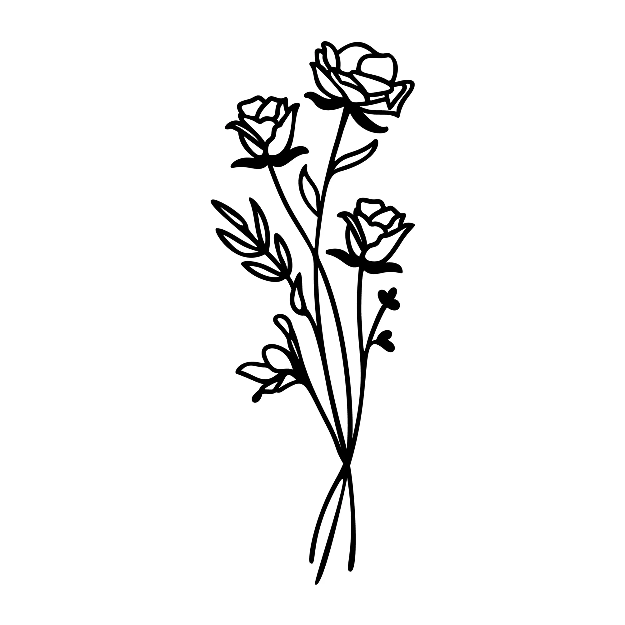 Wildflower Bouquet SVG