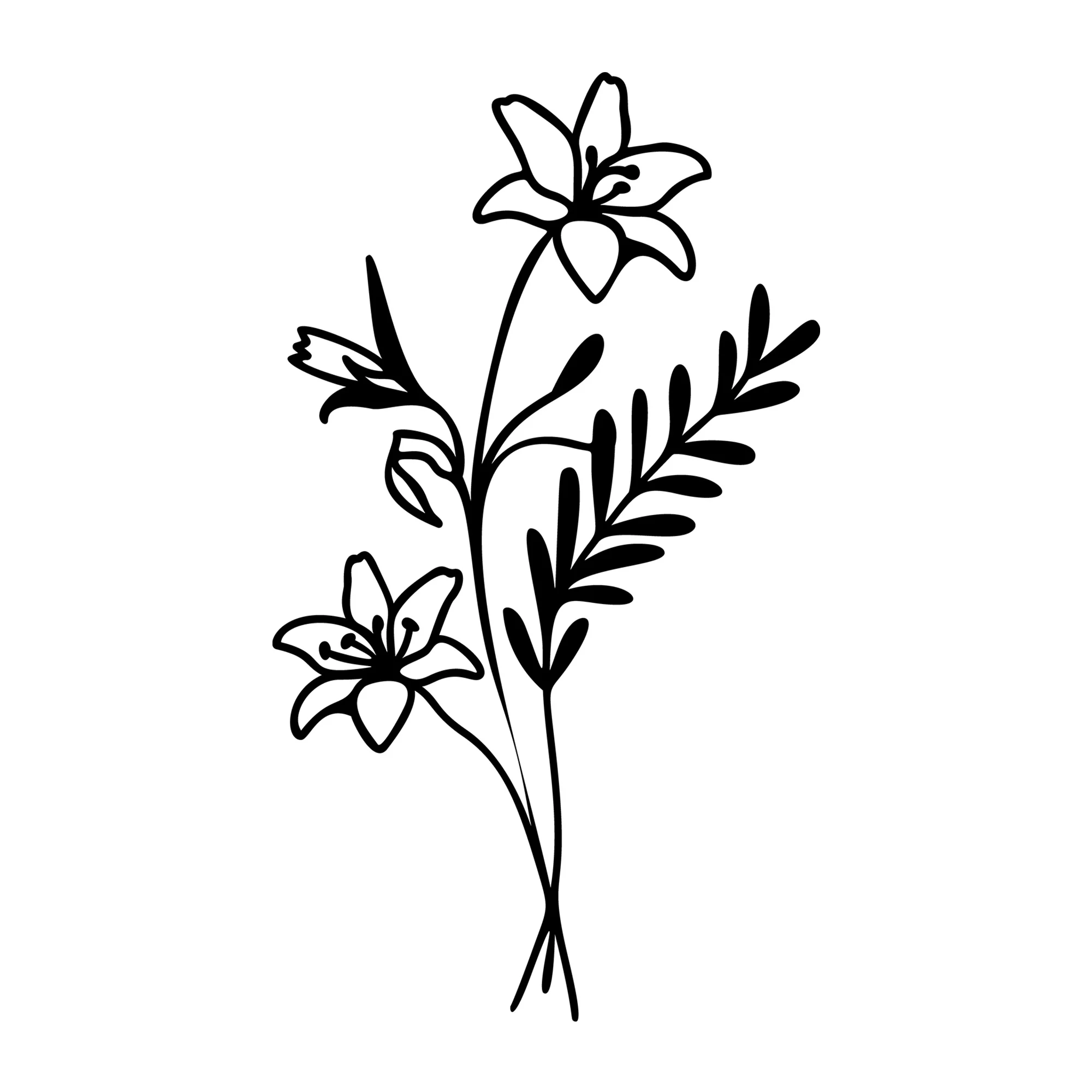 Wildflower Bouquet SVG