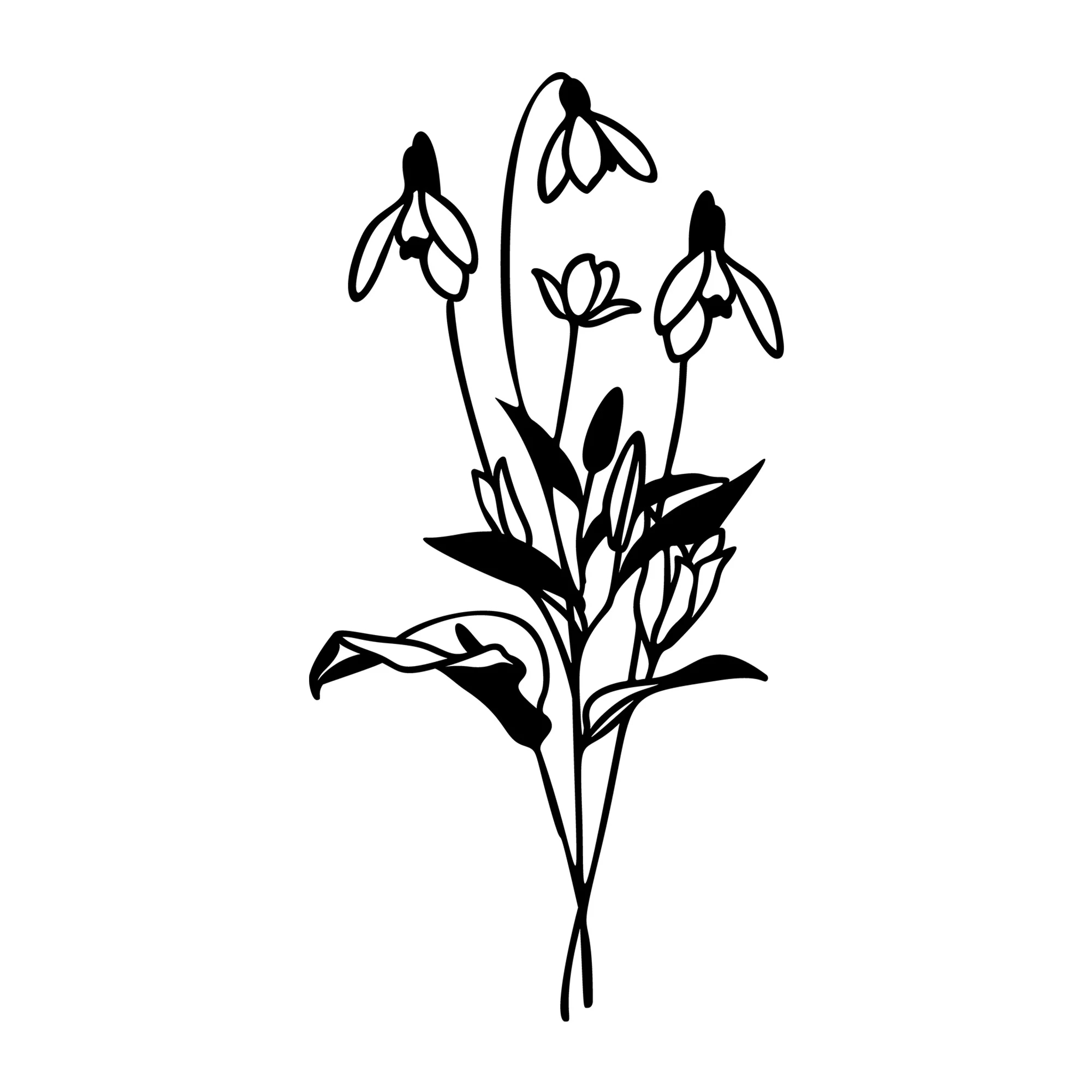 Wildflower Bouquet SVG