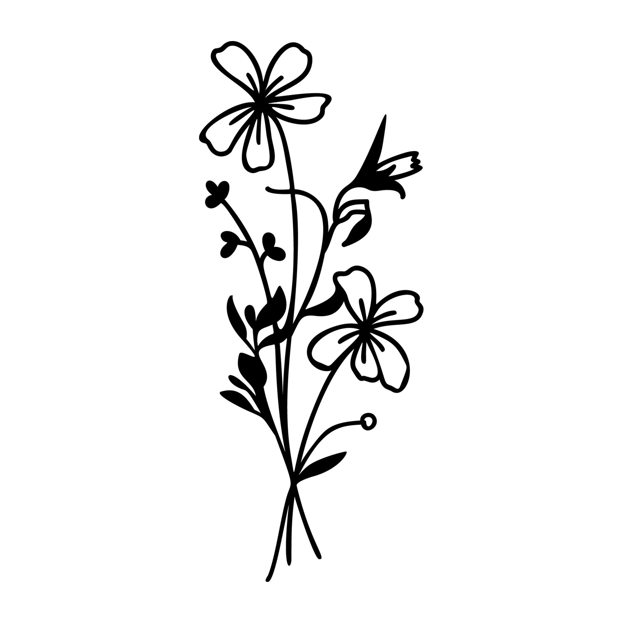 Wildflower Bouquet SVG