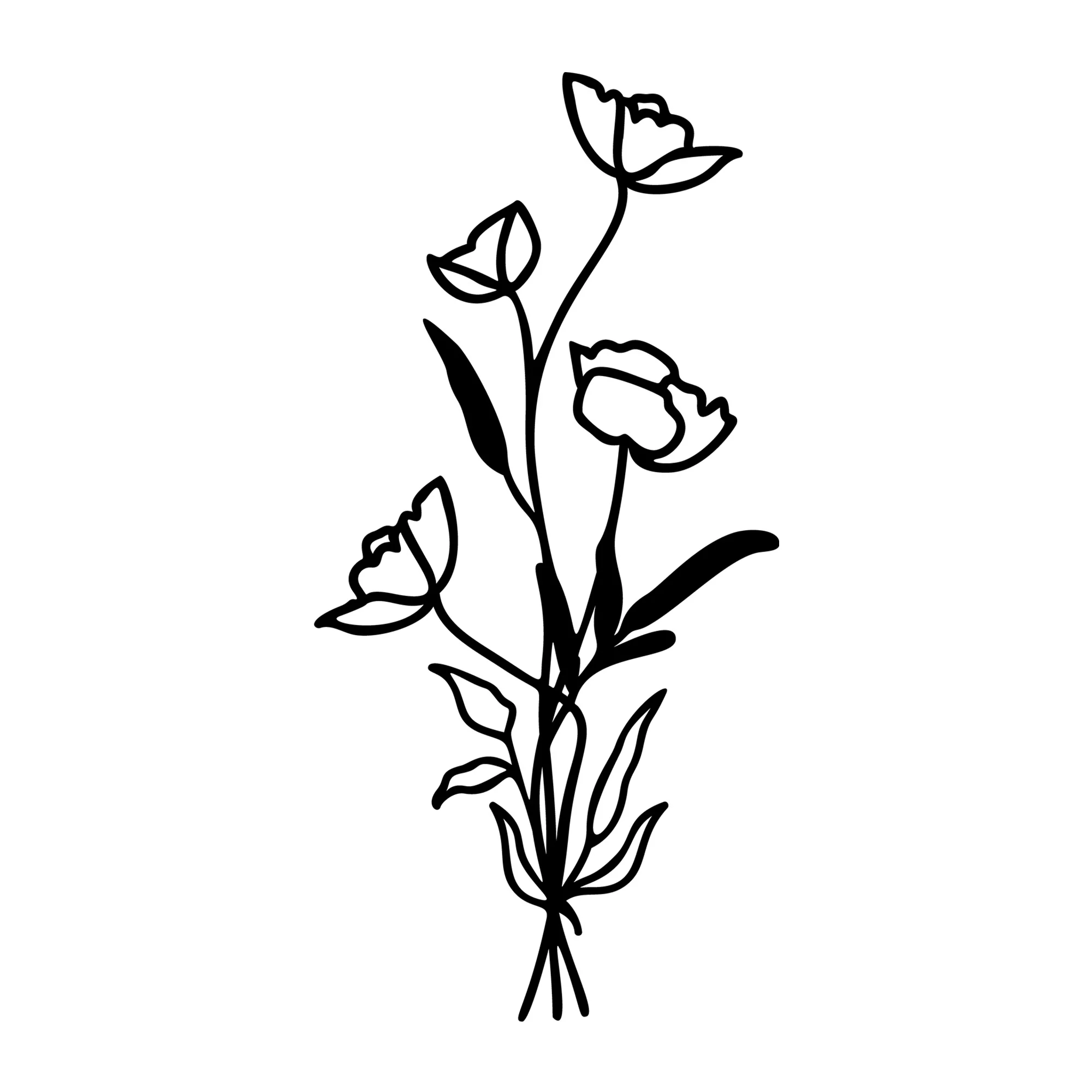 Wildflower Bouquet SVG