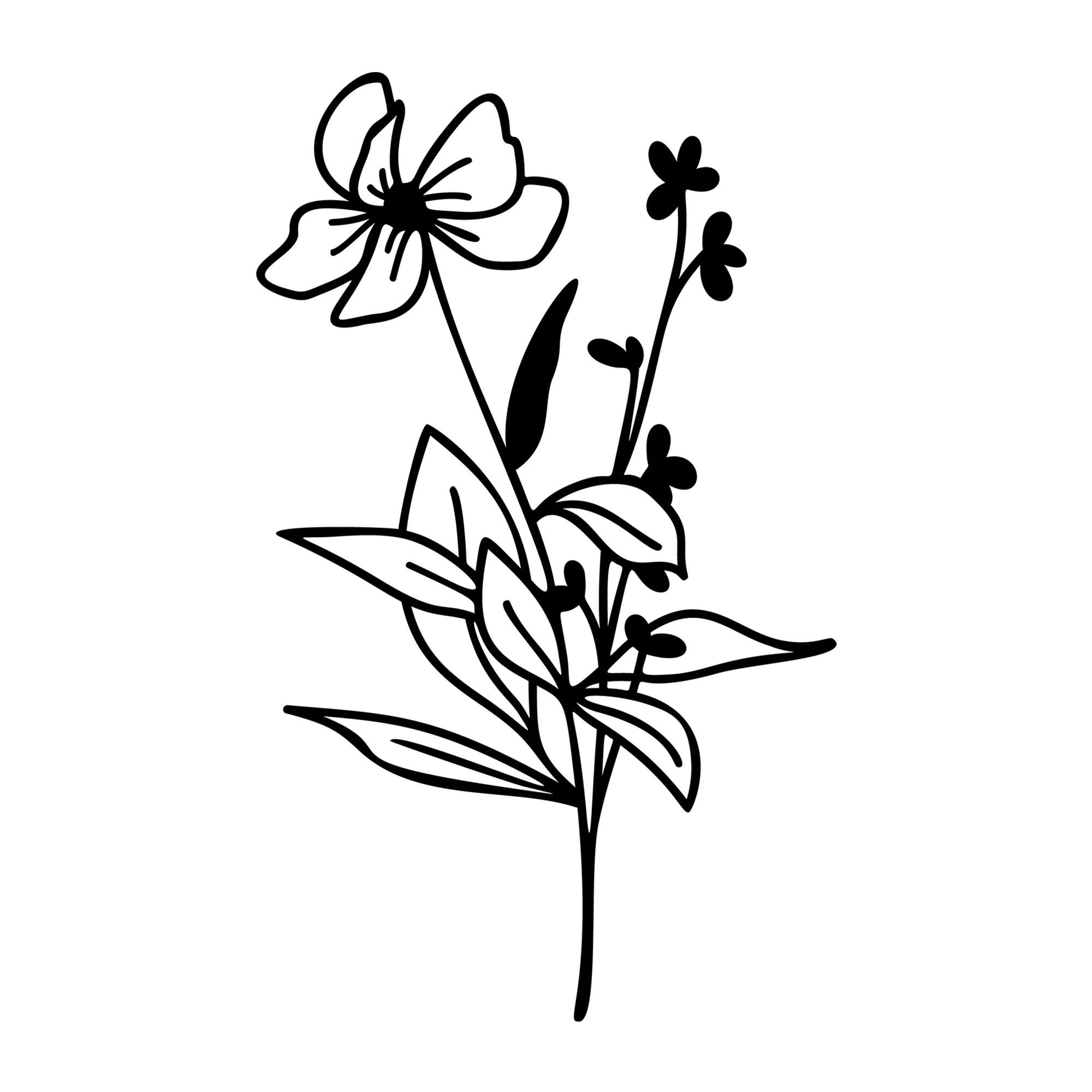 Wildflower Bouquet SVG
