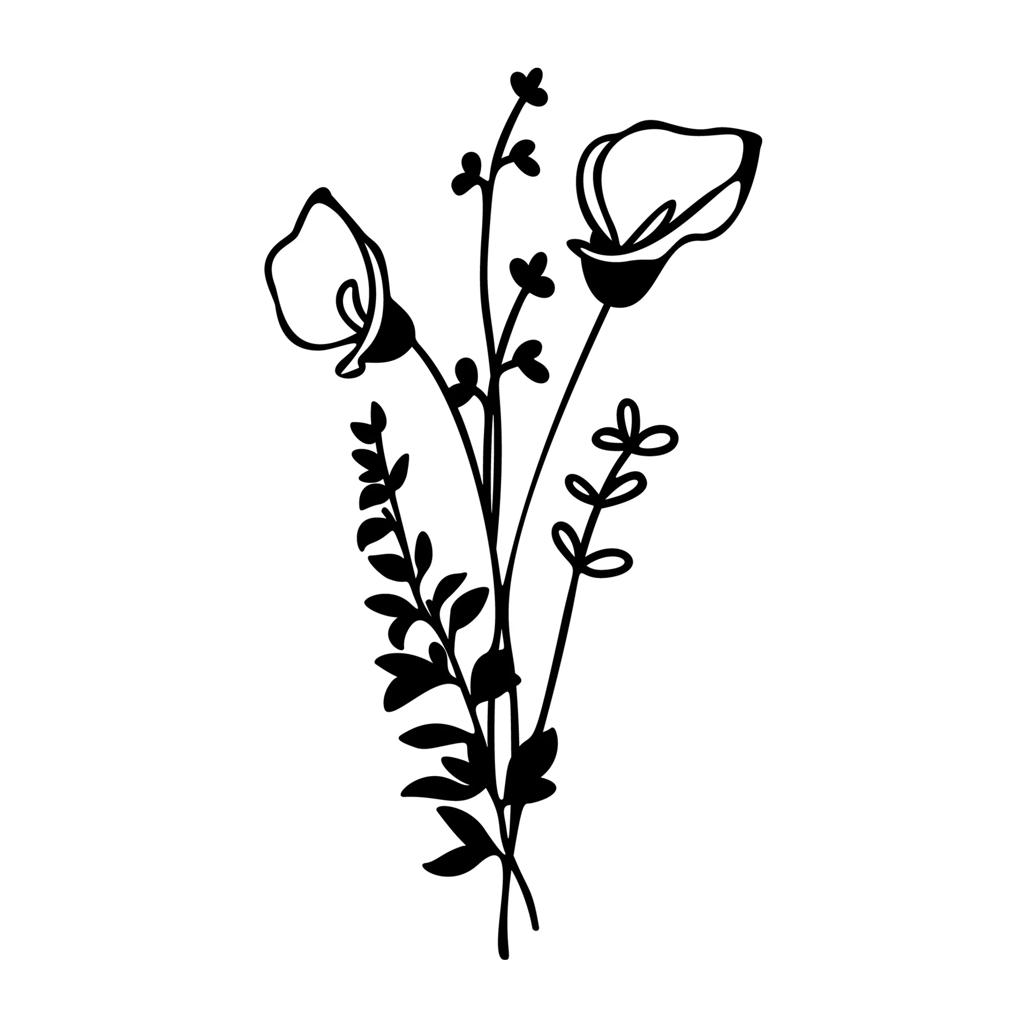 Wildflower Bouquet SVG