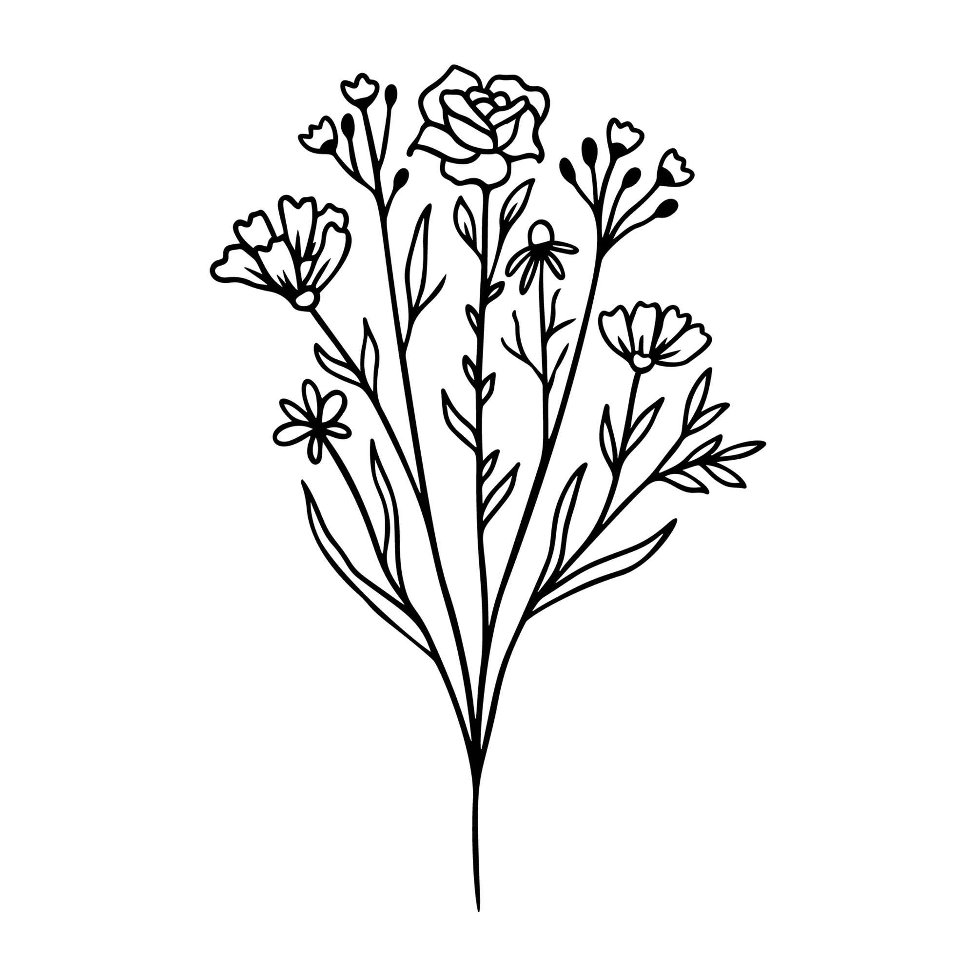 Wildflowers SVG