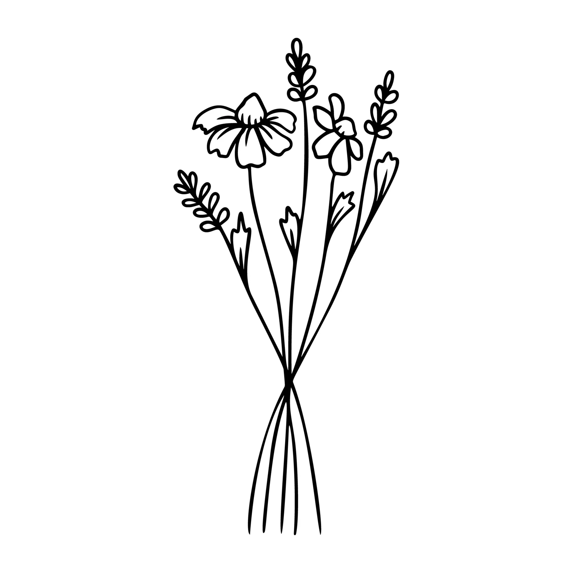 Wildflowers SVG