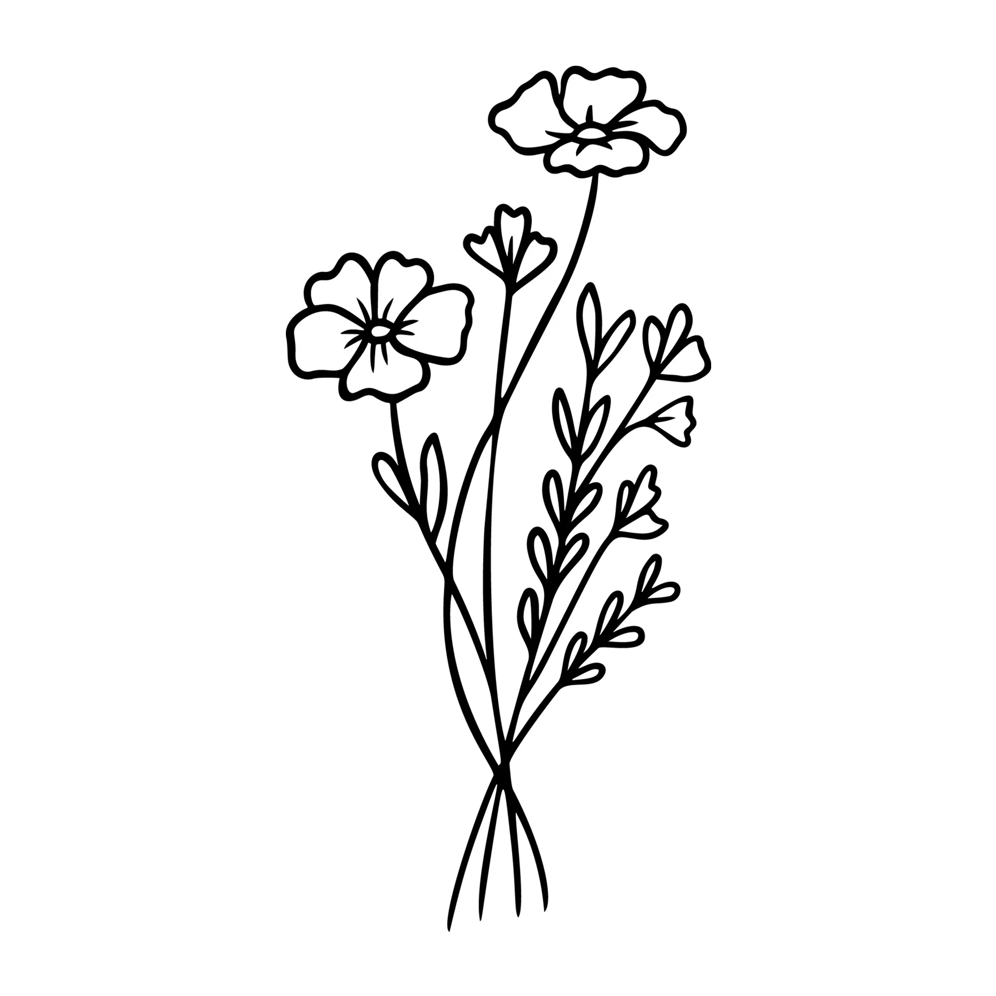 Wildflowers SVG