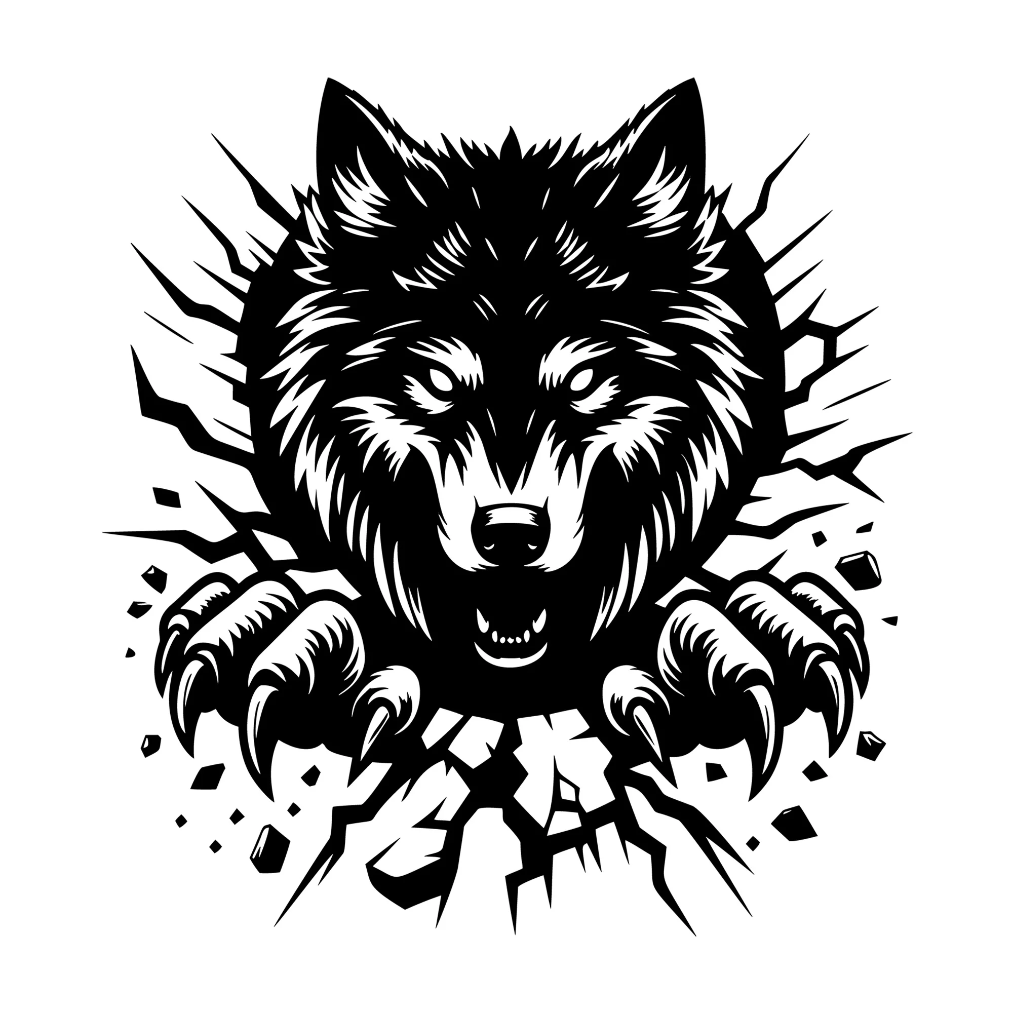 Wolf Breakthrough SVG