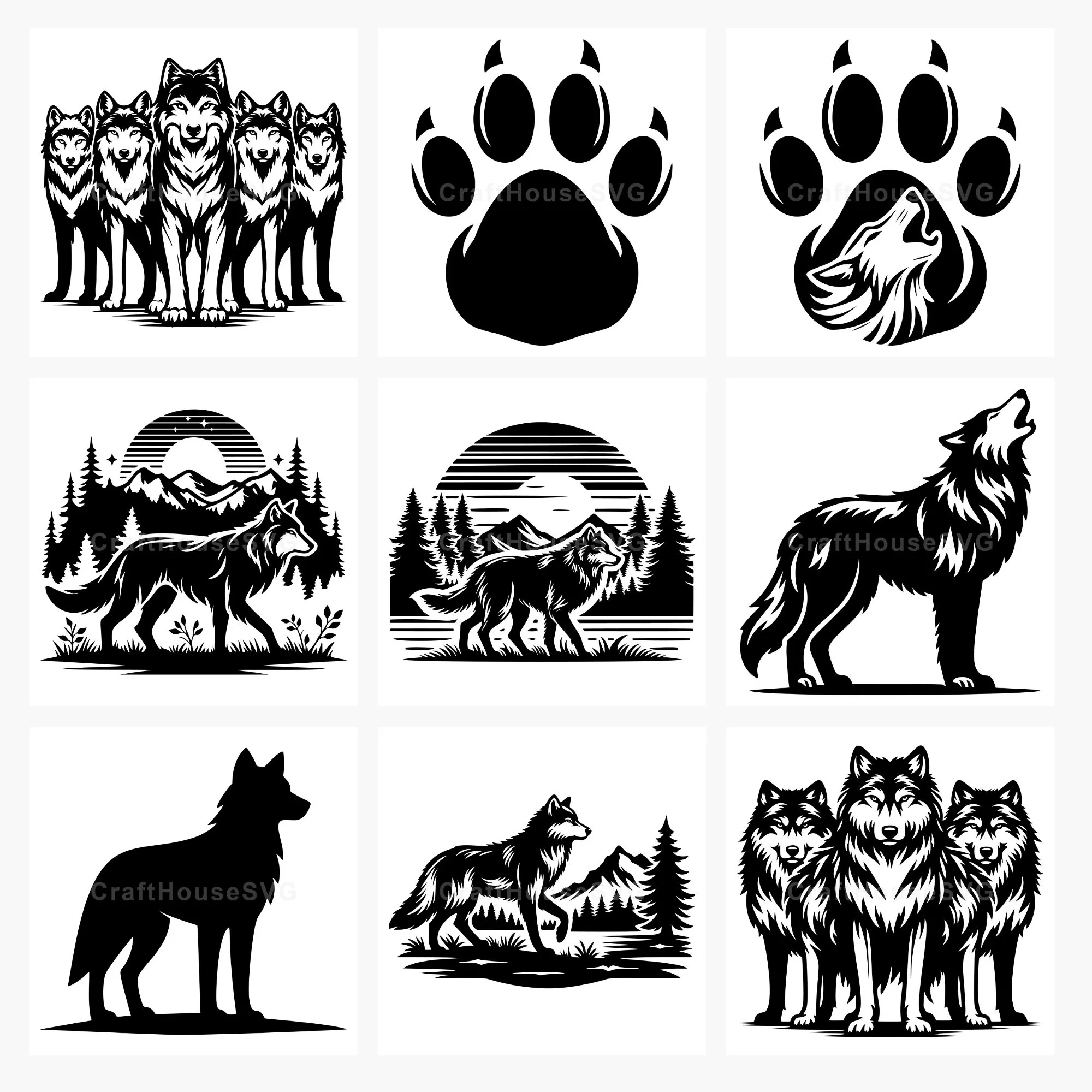 Wolf SVG Bundle - Image 6